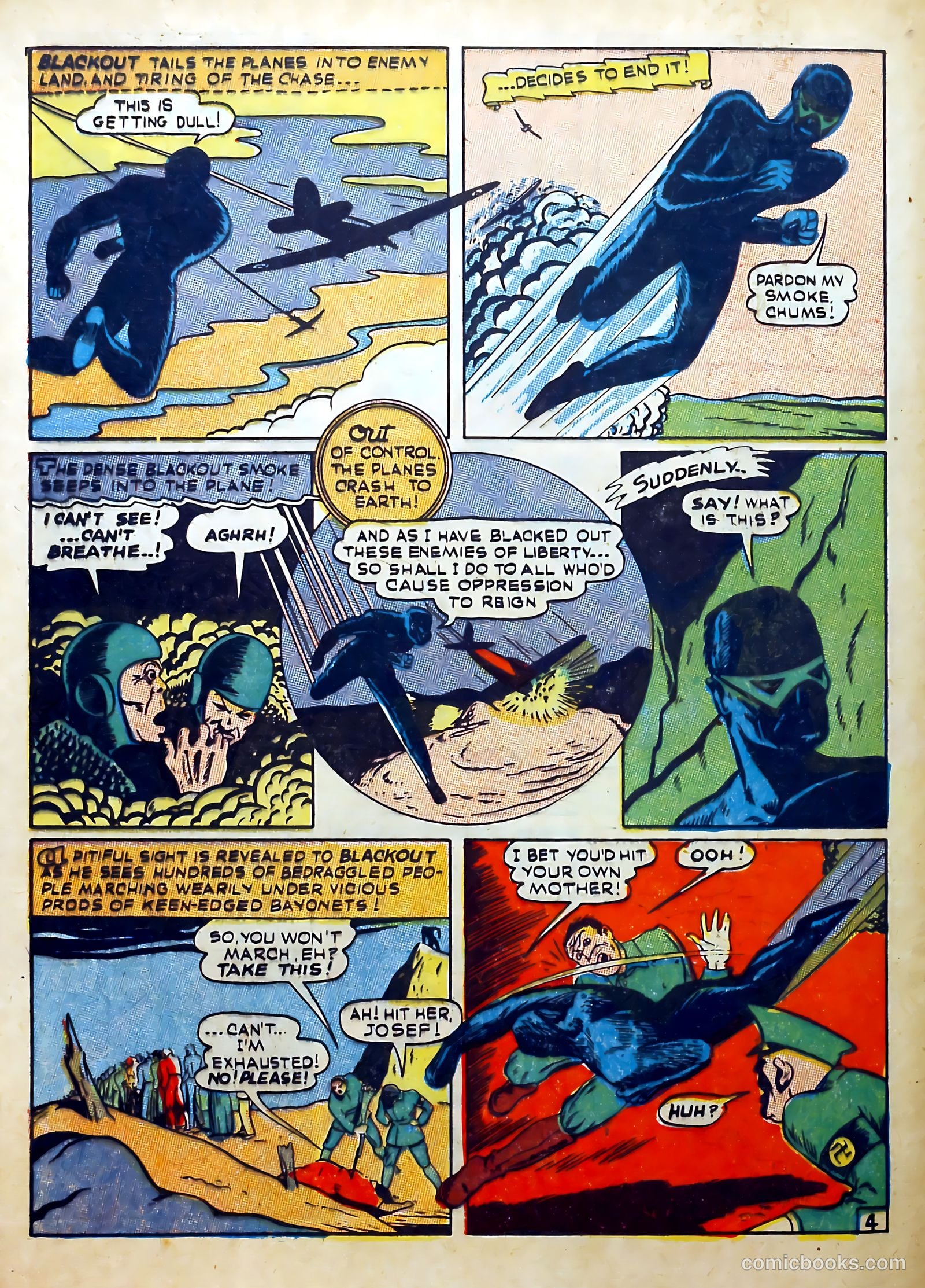 Captain Battle Comics #5 (1942) — page 60 of 68