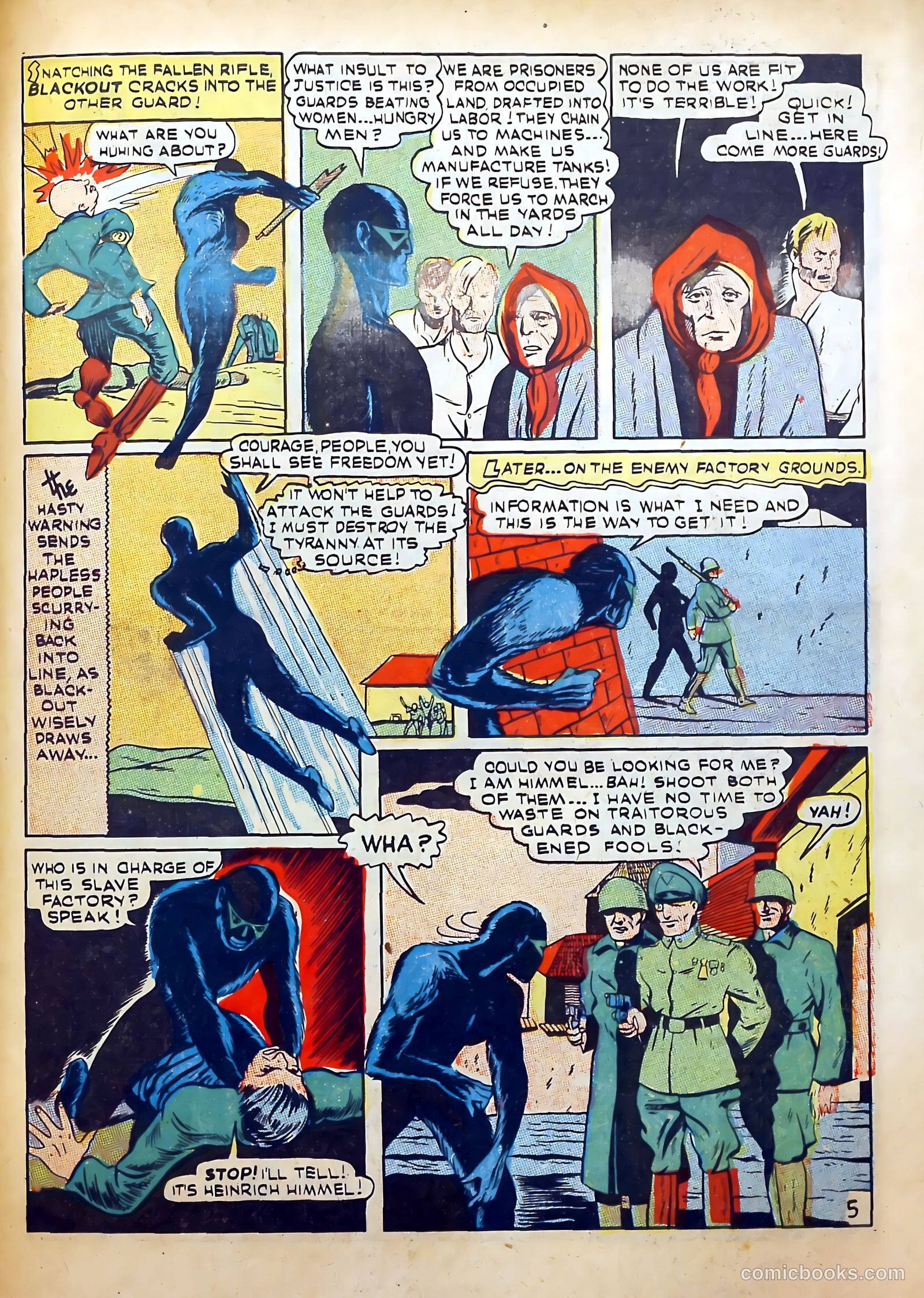 Captain Battle Comics #5 (1942) — page 61 of 68