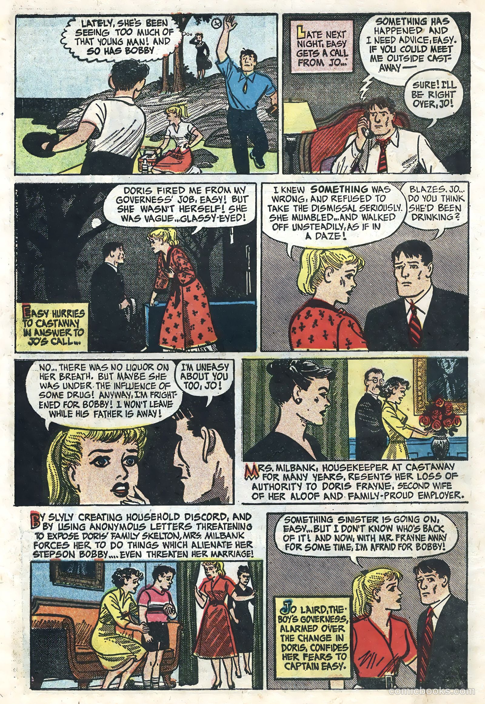 Captain Easy #1 (1950) — page 10 of 36
