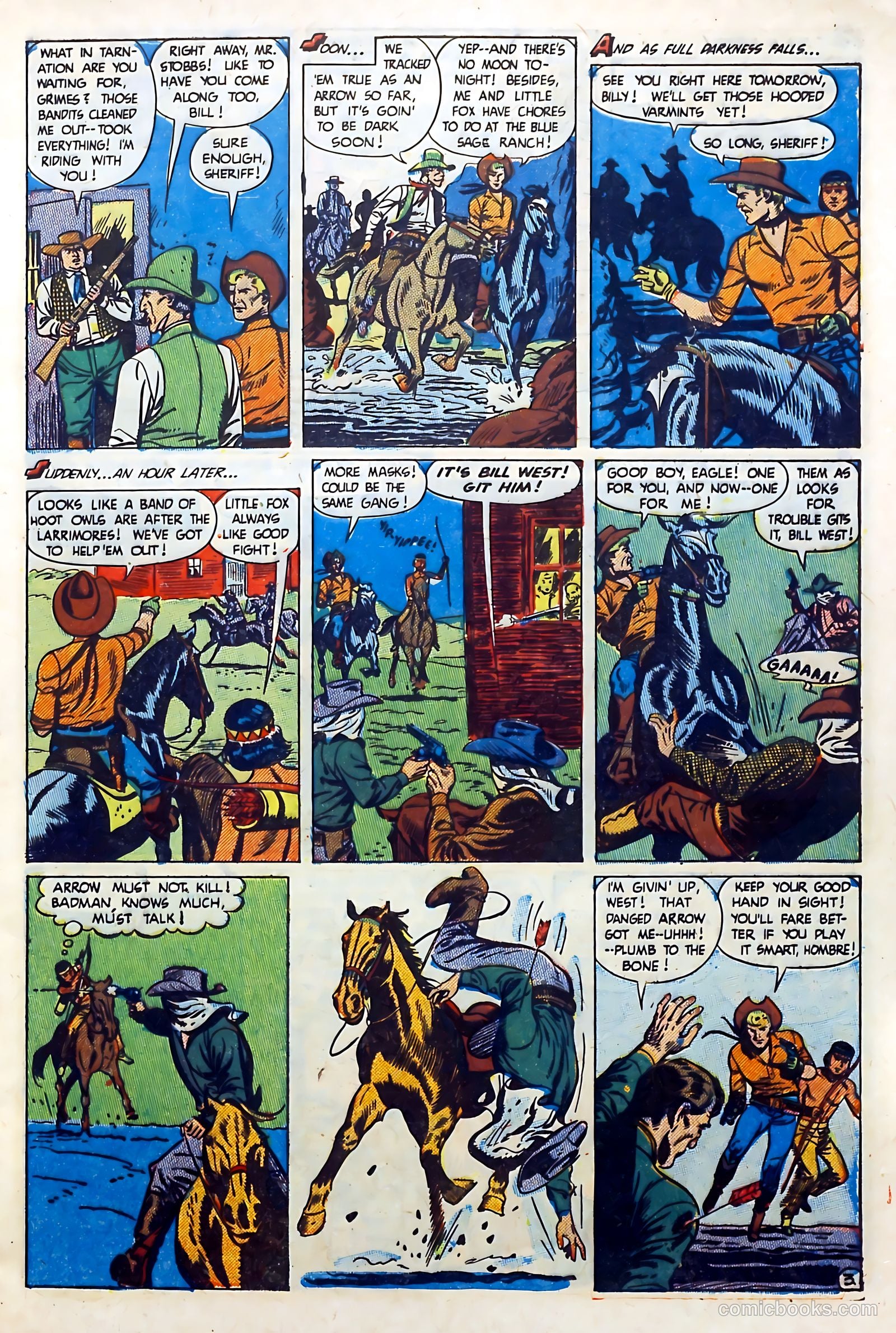 Billy West #10 (1949) — page 5 of 36