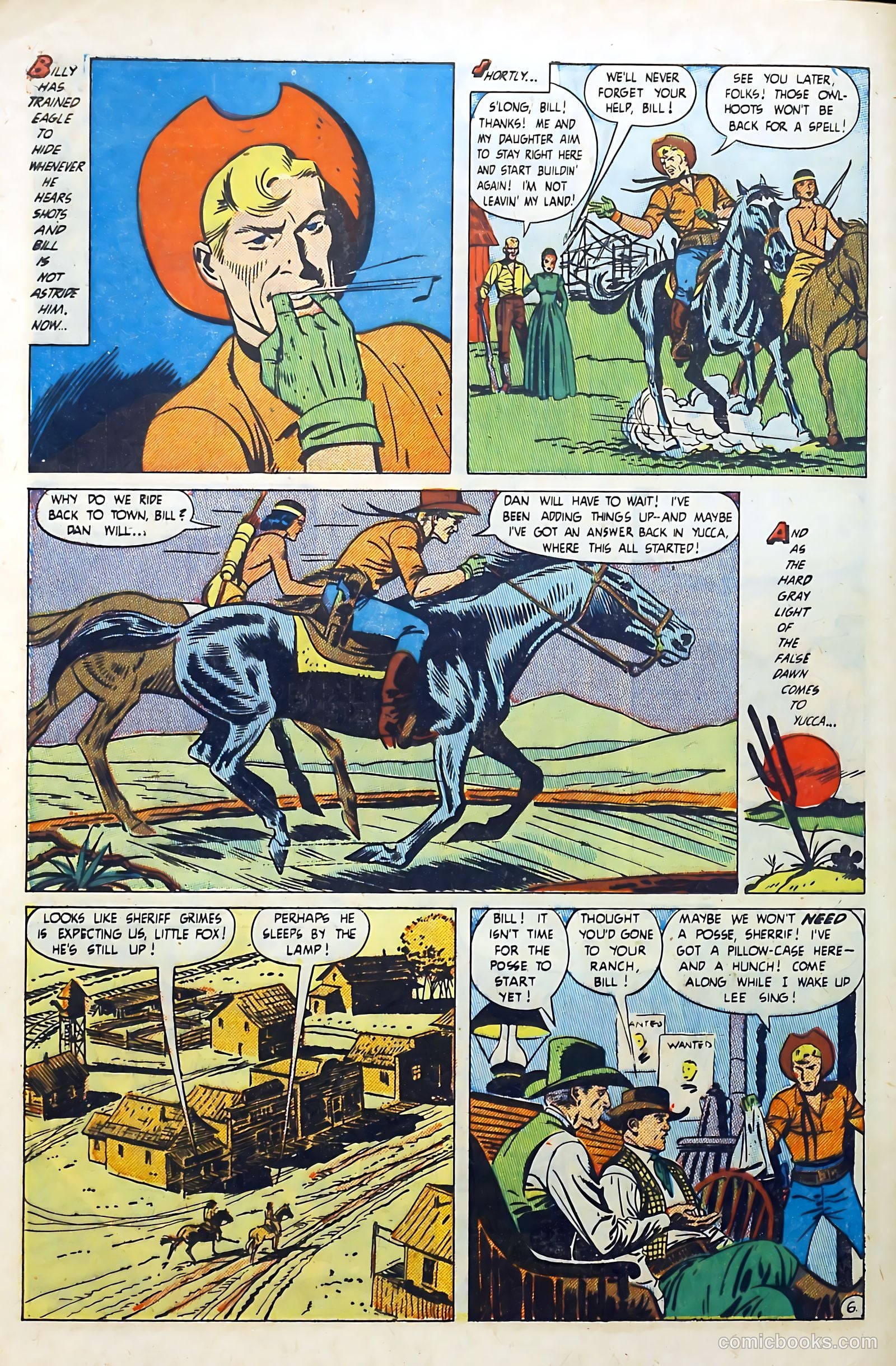 Billy West #10 (1949) — page 8 of 36