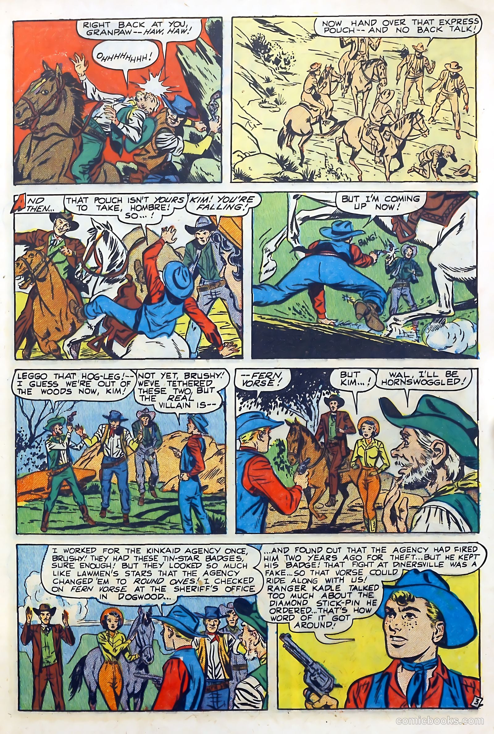 Billy West #10 (1949) — page 17 of 36