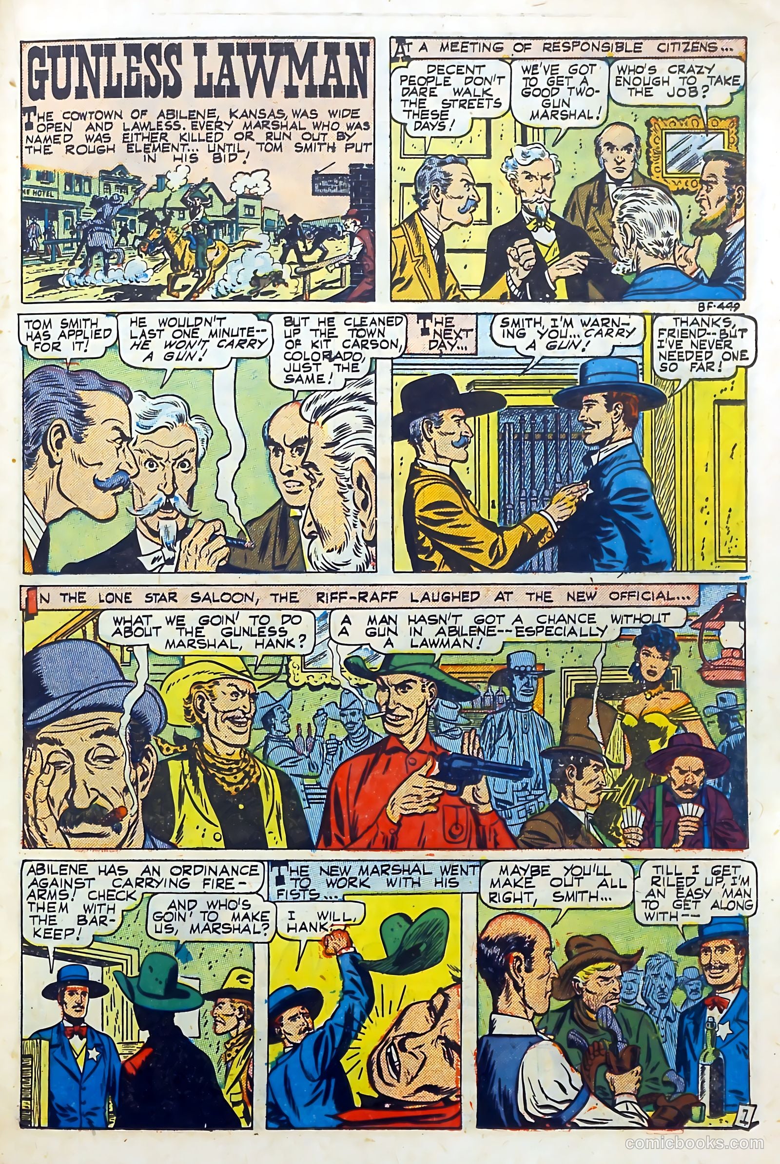 Billy West #10 (1949) — page 23 of 36