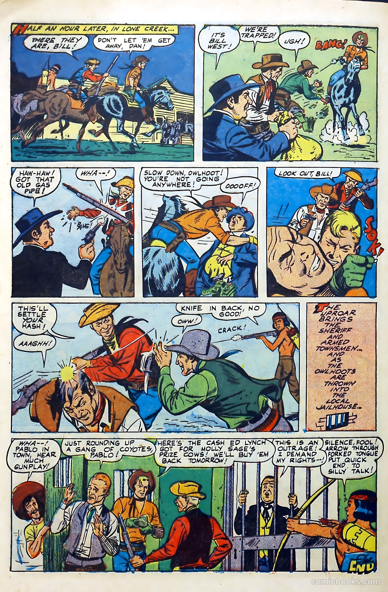 Billy West #10 (1949) — page 32 of 36