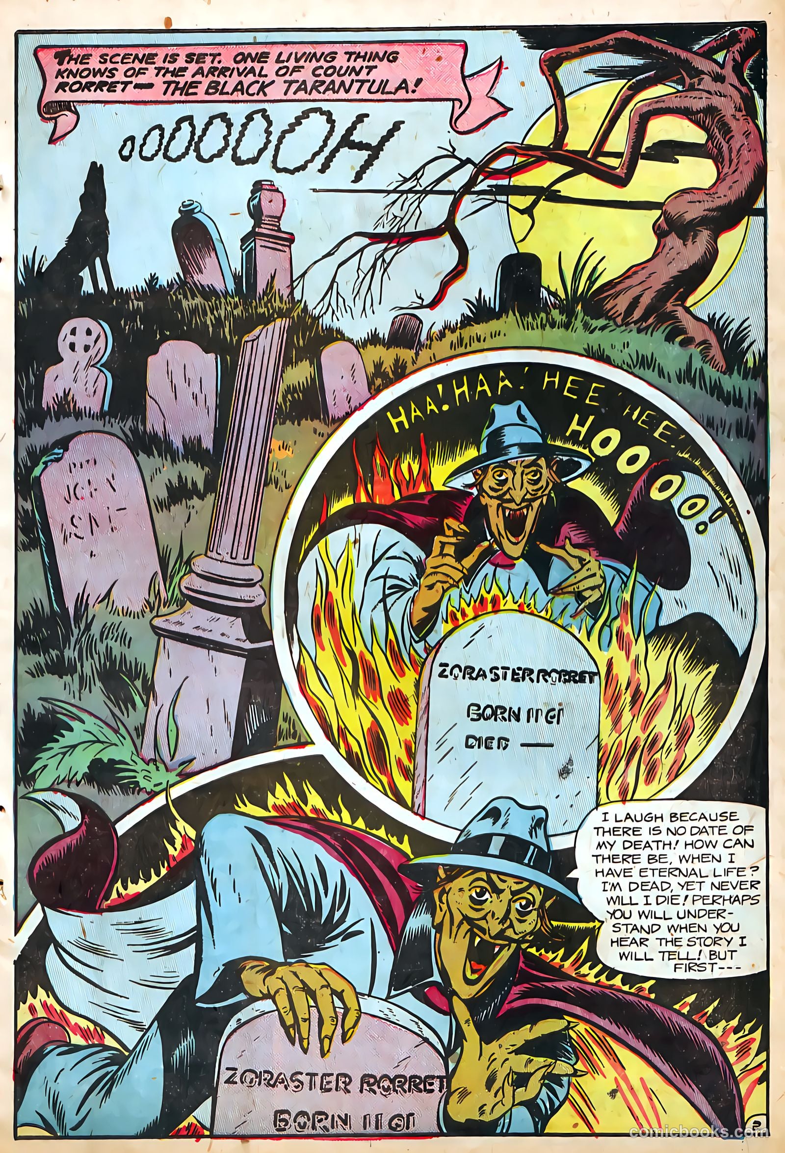 A Feature Presentation 5 - The Black Tarantula #1 — page 2 of 34