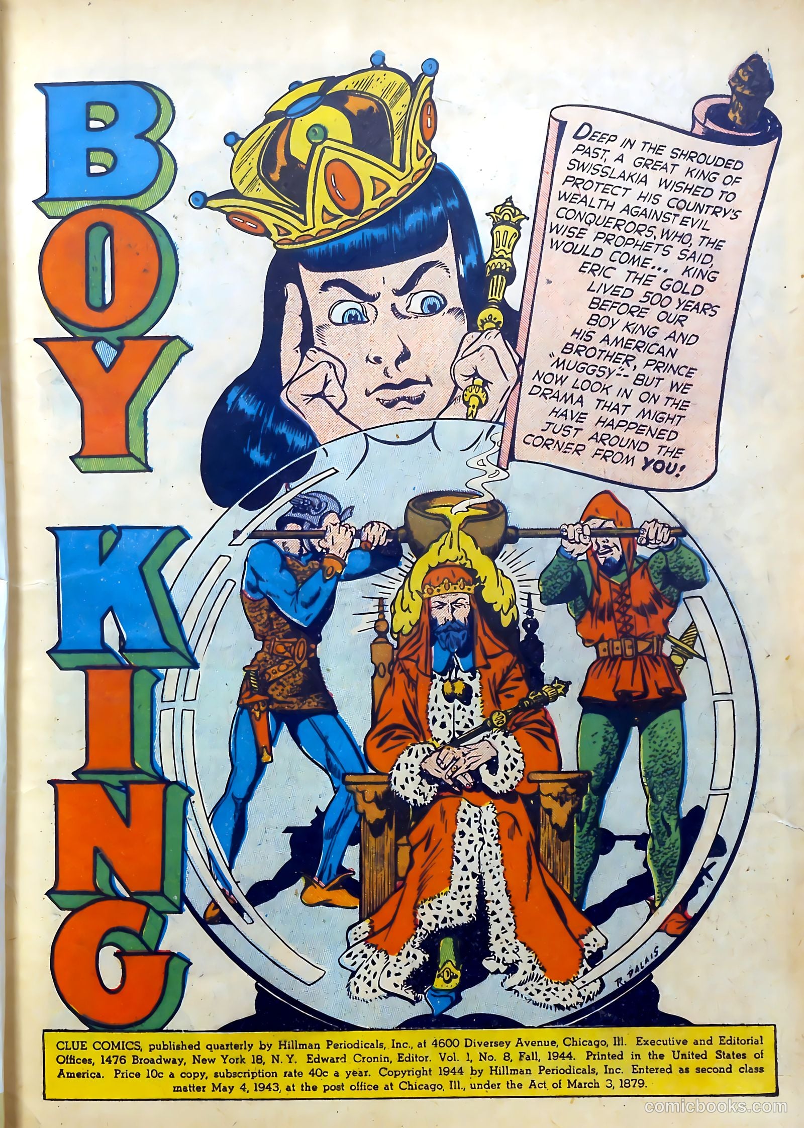 Clue Comics #8 (1943) — page 3 of 52