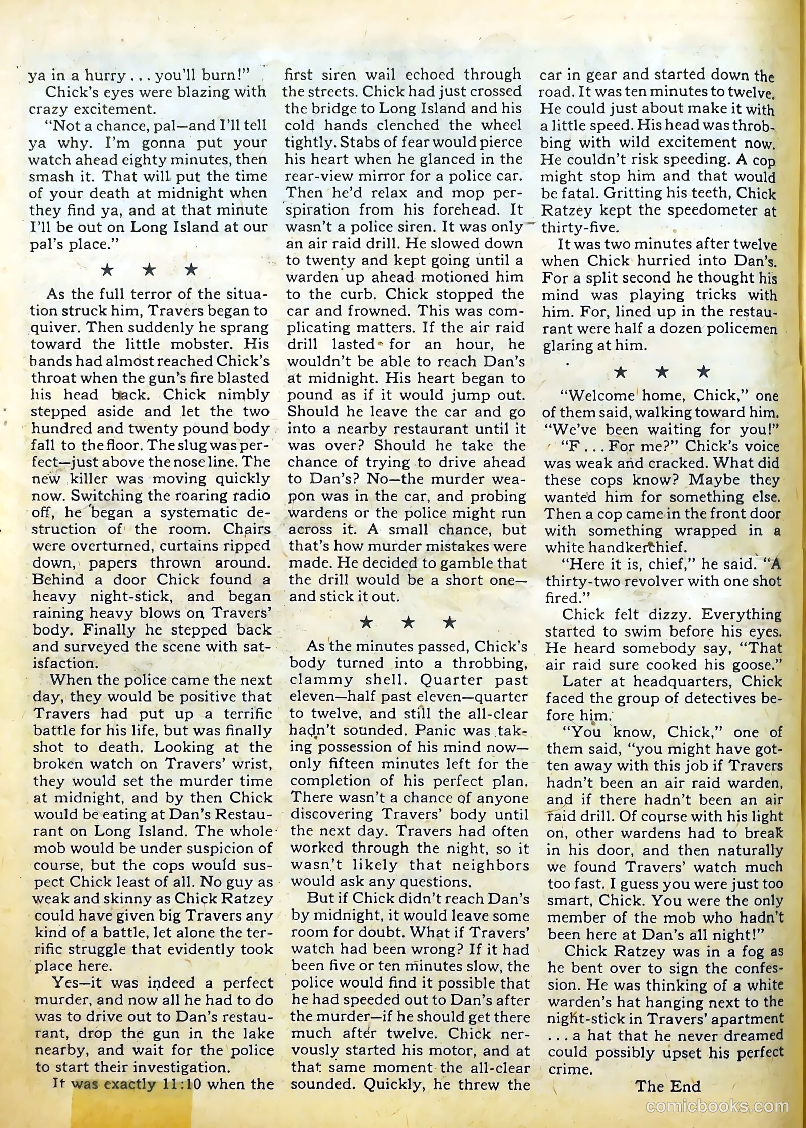 Clue Comics #8 (1943) — page 34 of 52