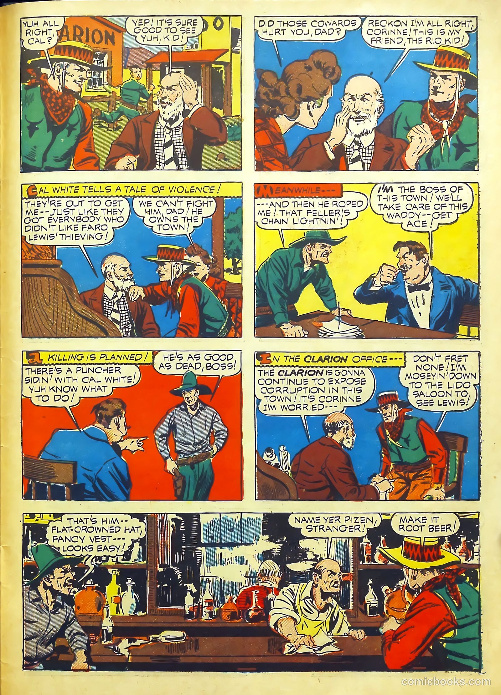 Thrilling Comics #20 (1940) — page 62 of 69