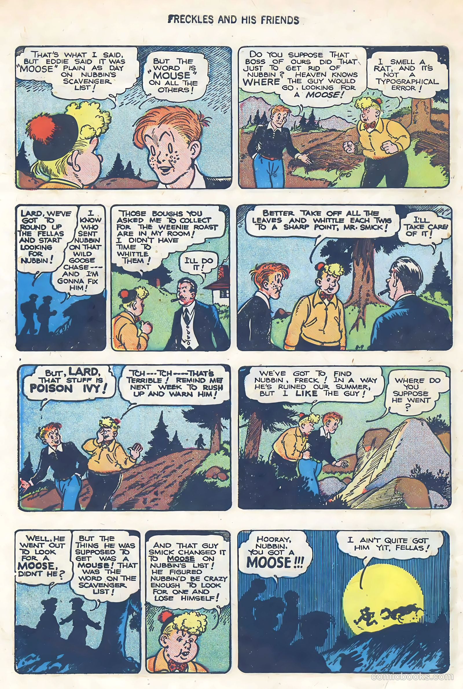 Freckles and His Friends #5 (1949) — page 10 of 52