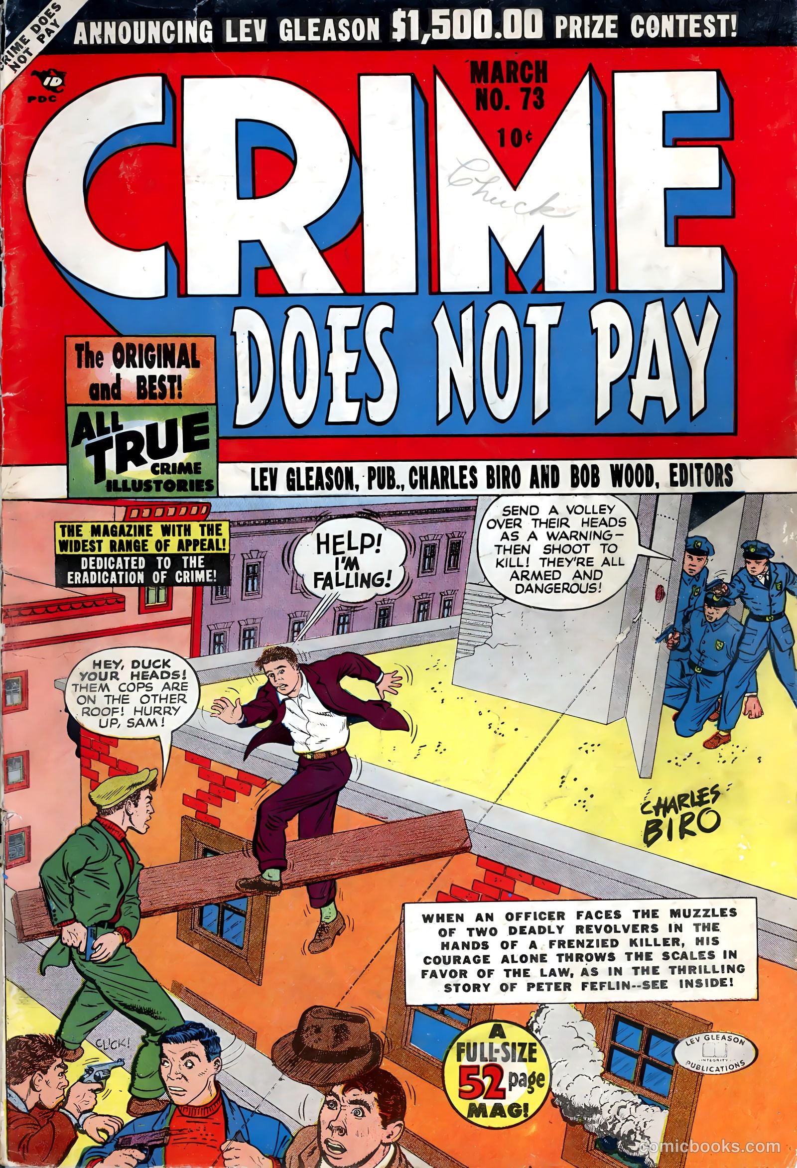 Crime Does Not Pay #73 cover