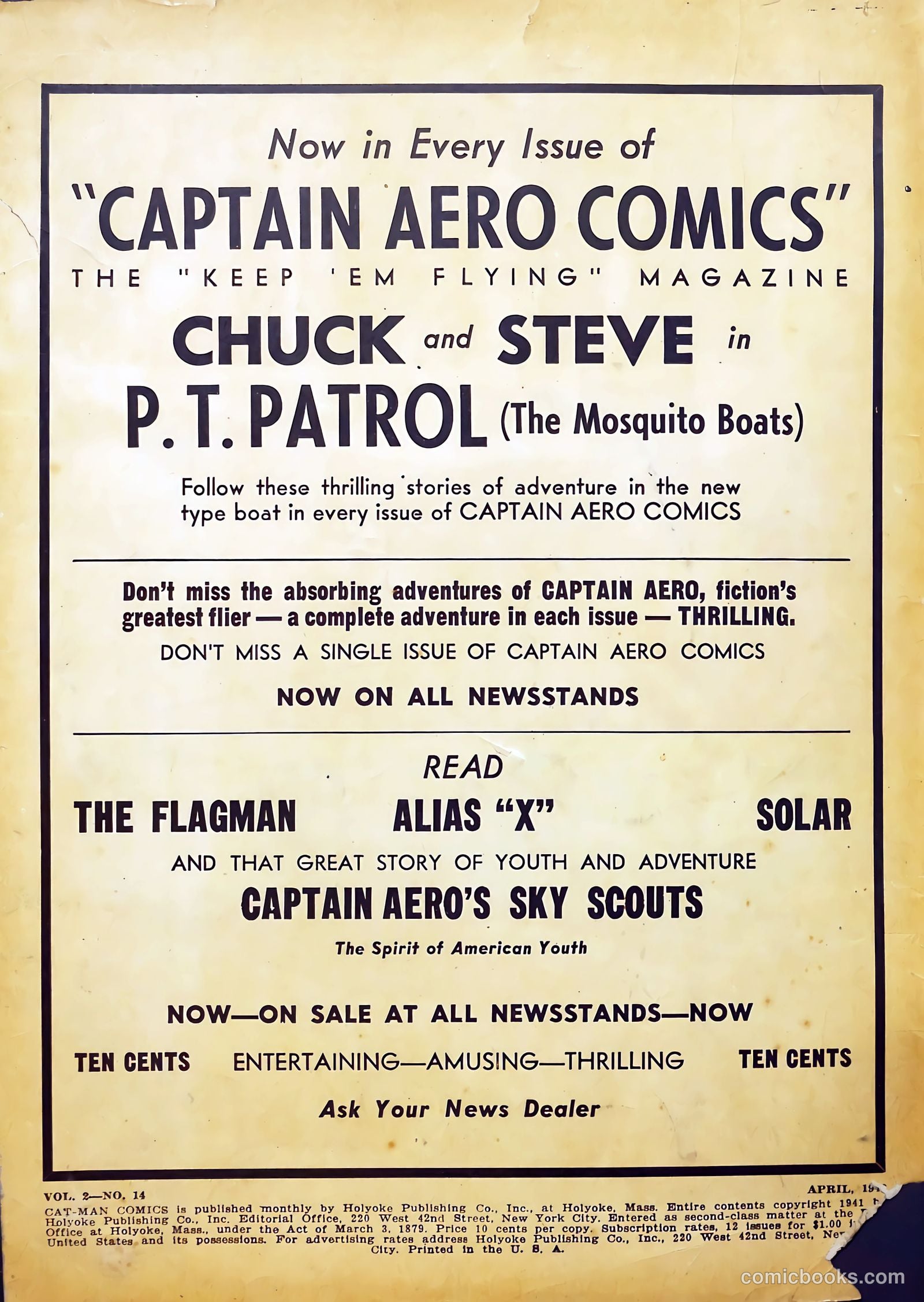 Cat-Man Comics #9 (1941) — page 2 of 68