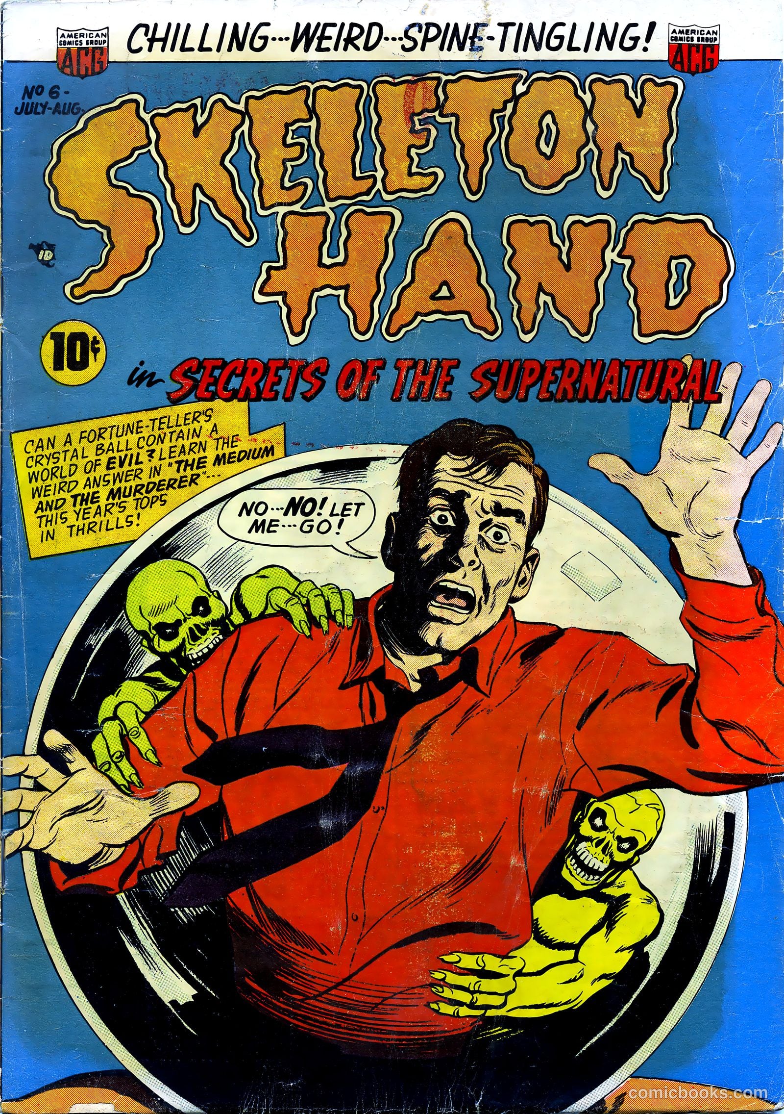 Skeleton Hand #6 cover