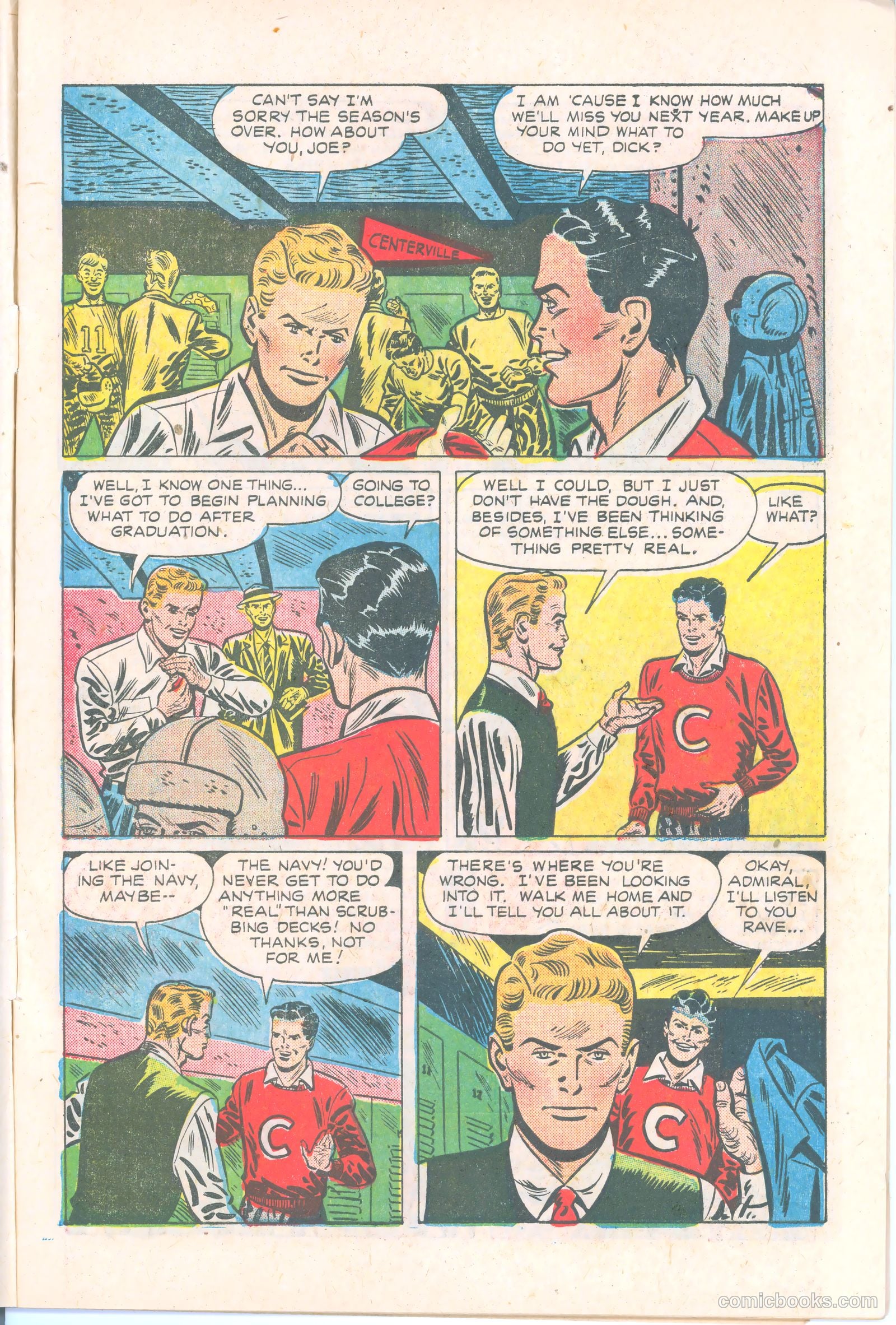 Dick Wingate of the United States Navy #nn (1951) — page 5 of 36