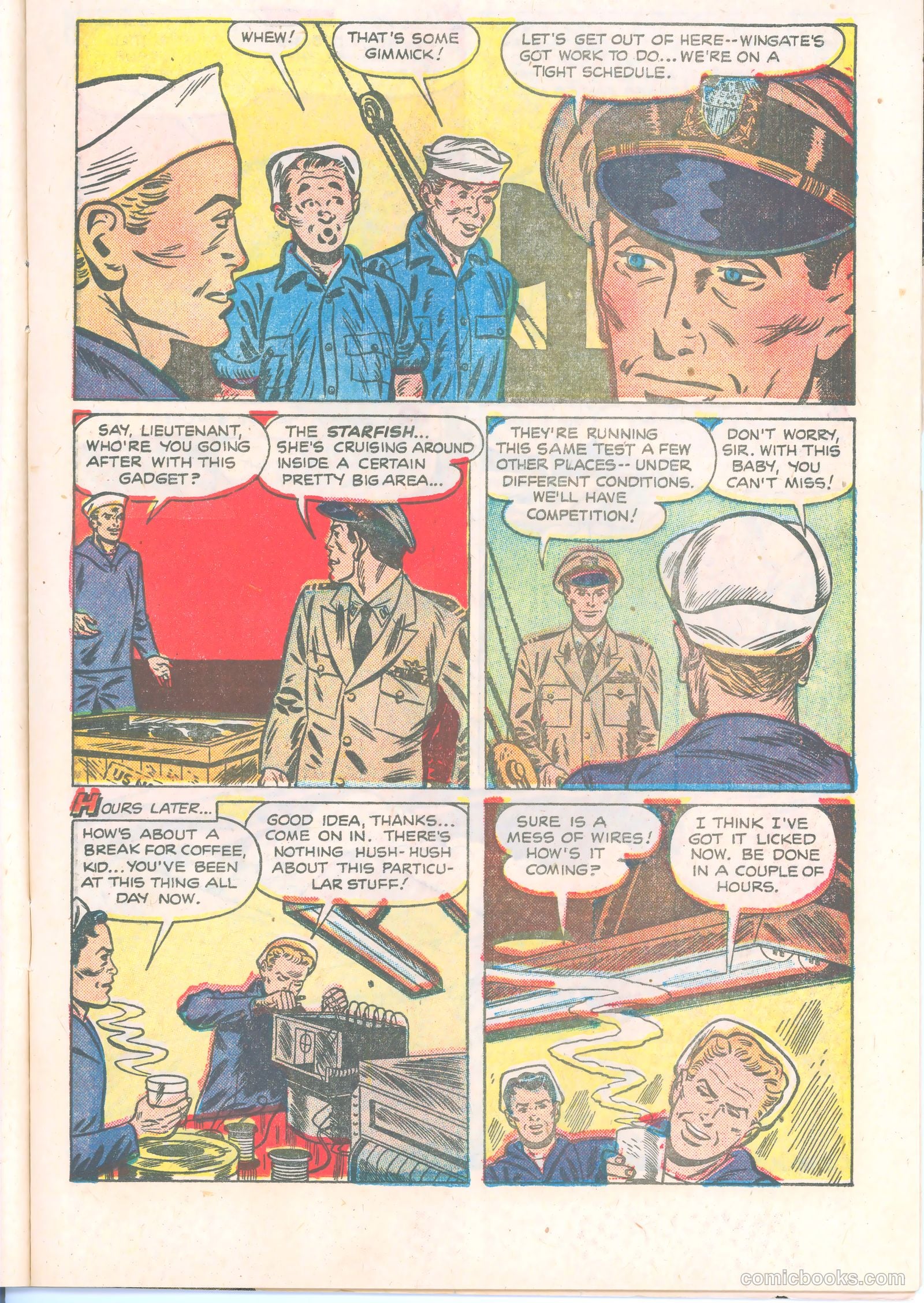 Dick Wingate of the United States Navy #nn (1951) — page 13 of 36