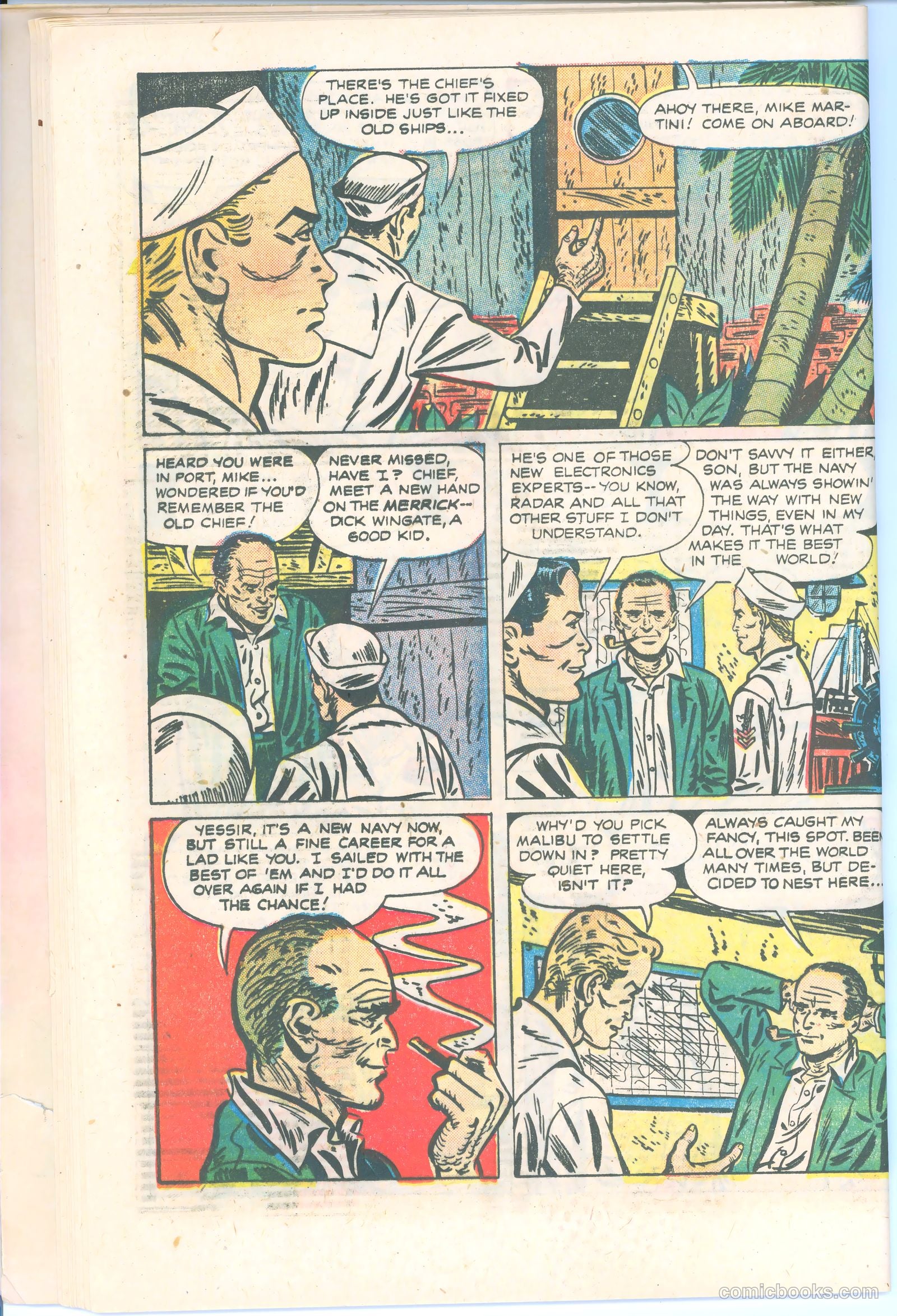 Dick Wingate of the United States Navy #nn (1951) — page 20 of 36