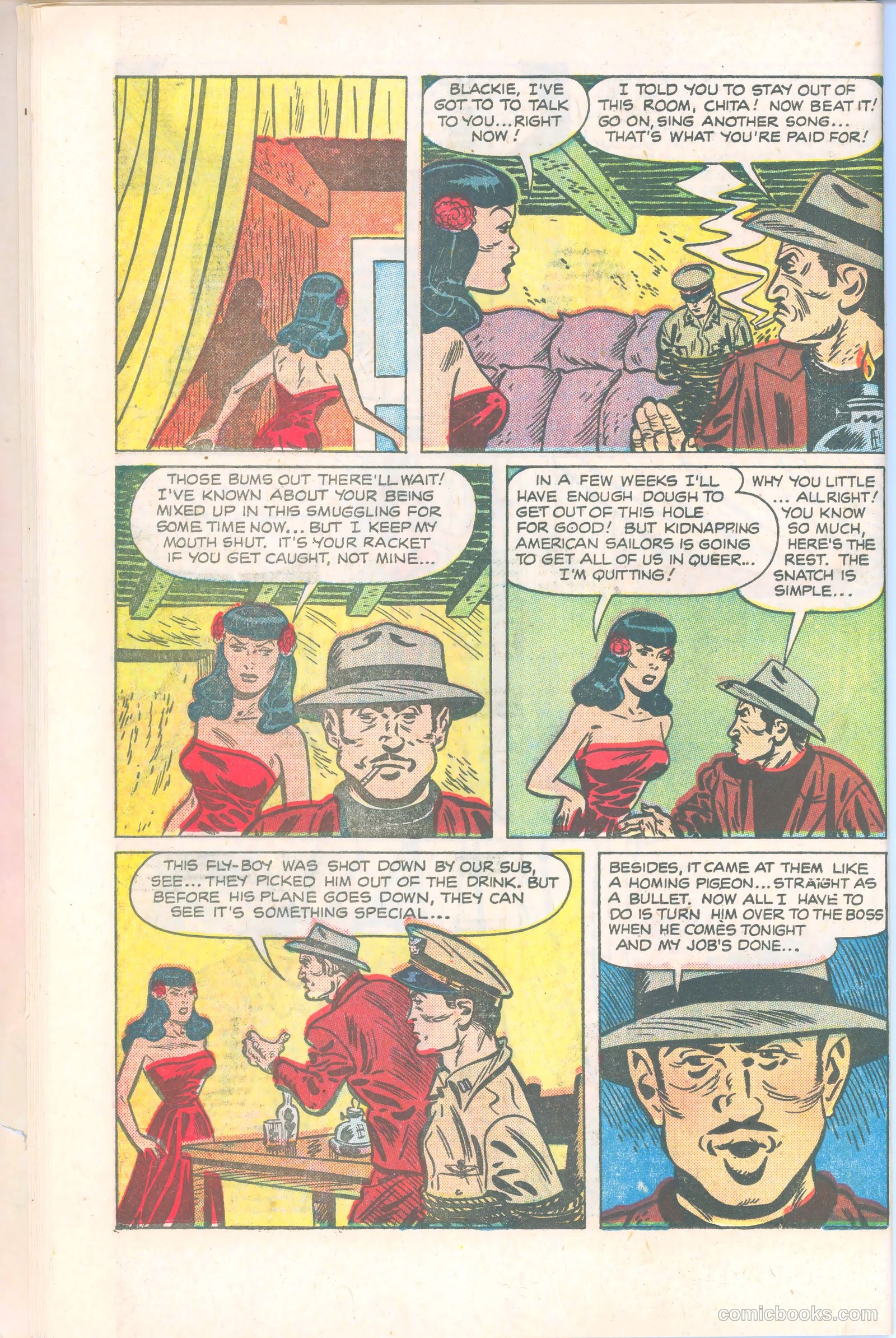 Dick Wingate of the United States Navy #nn (1951) — page 24 of 36