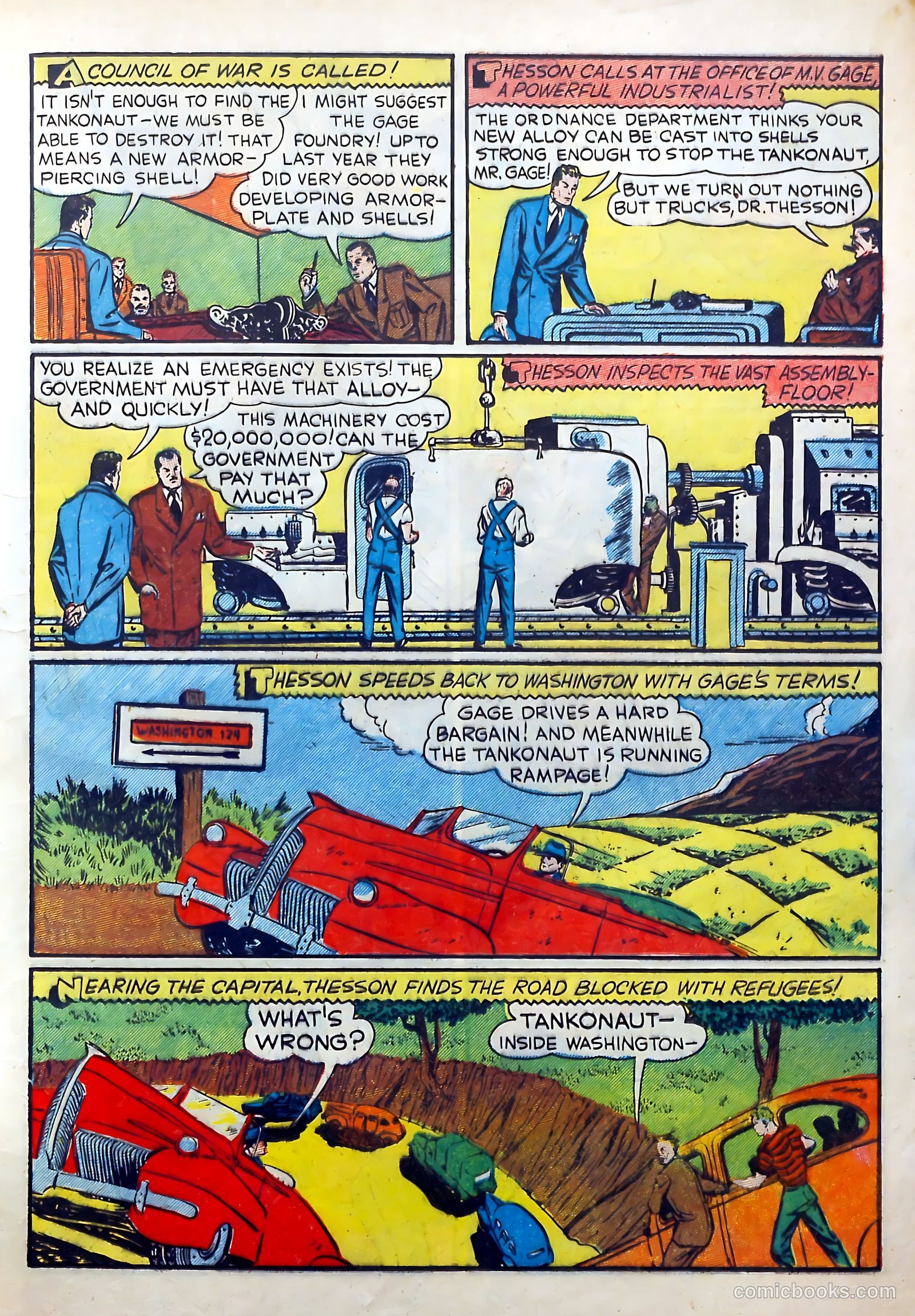 Exciting Comics #5 (1940) — page 31 of 68