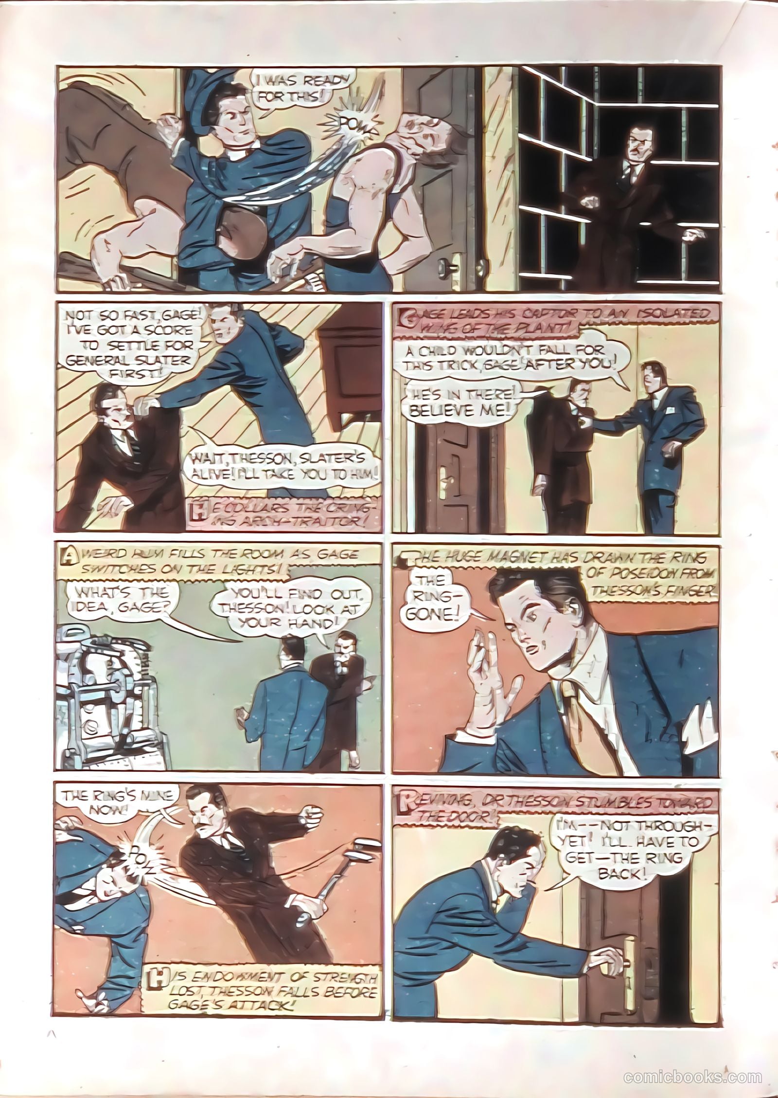 Exciting Comics #5 (1940) — page 34 of 68