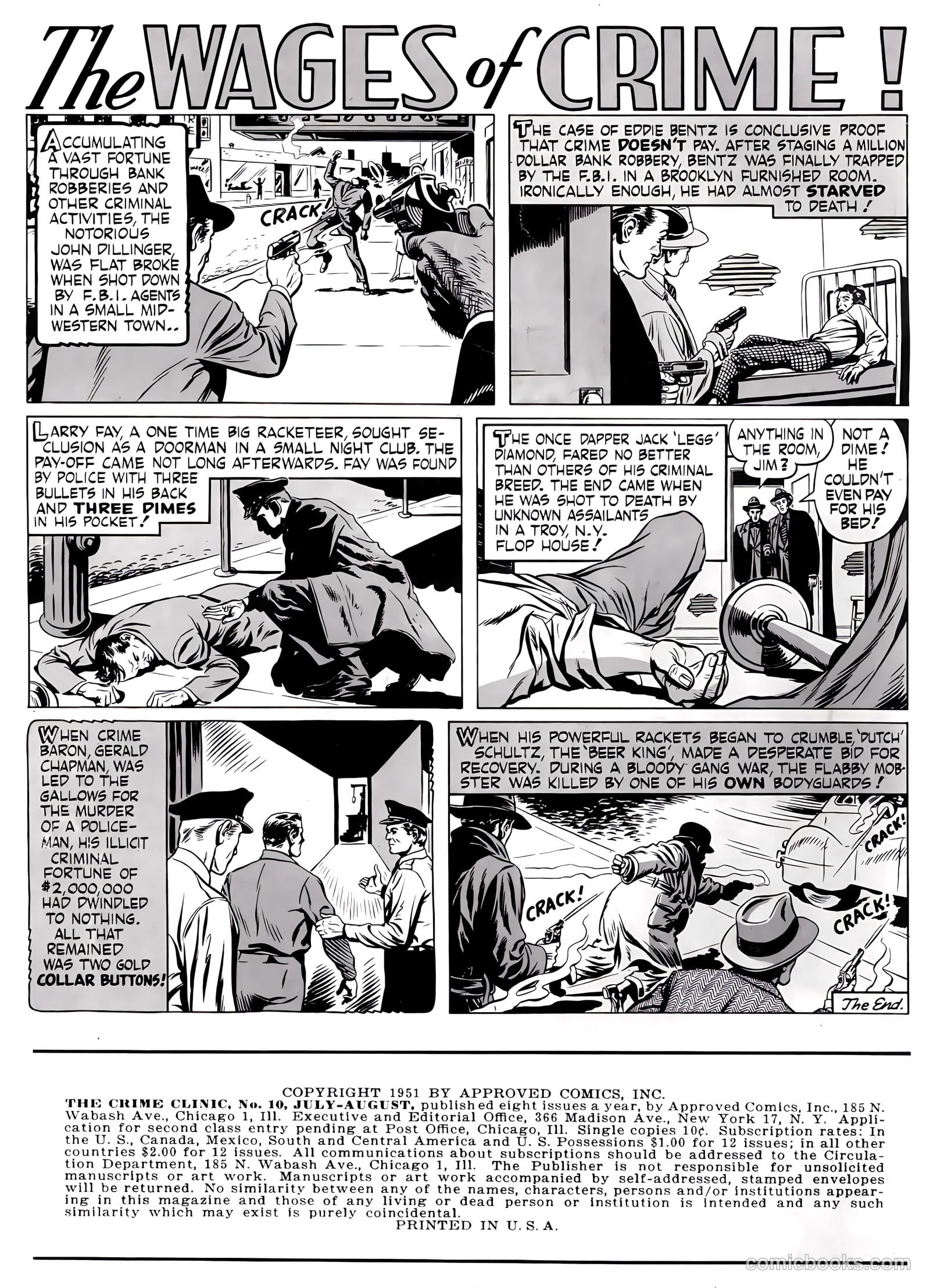 Crime Clinic #10 (1951) — page 2 of 36