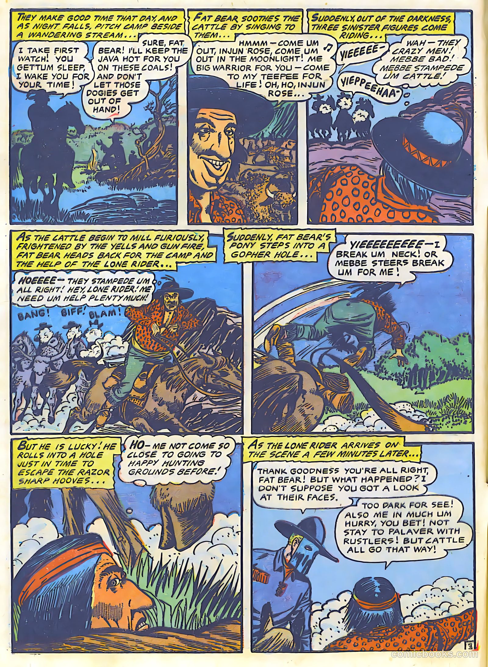 The Lone Rider #24 (1950) — page 4 of 27