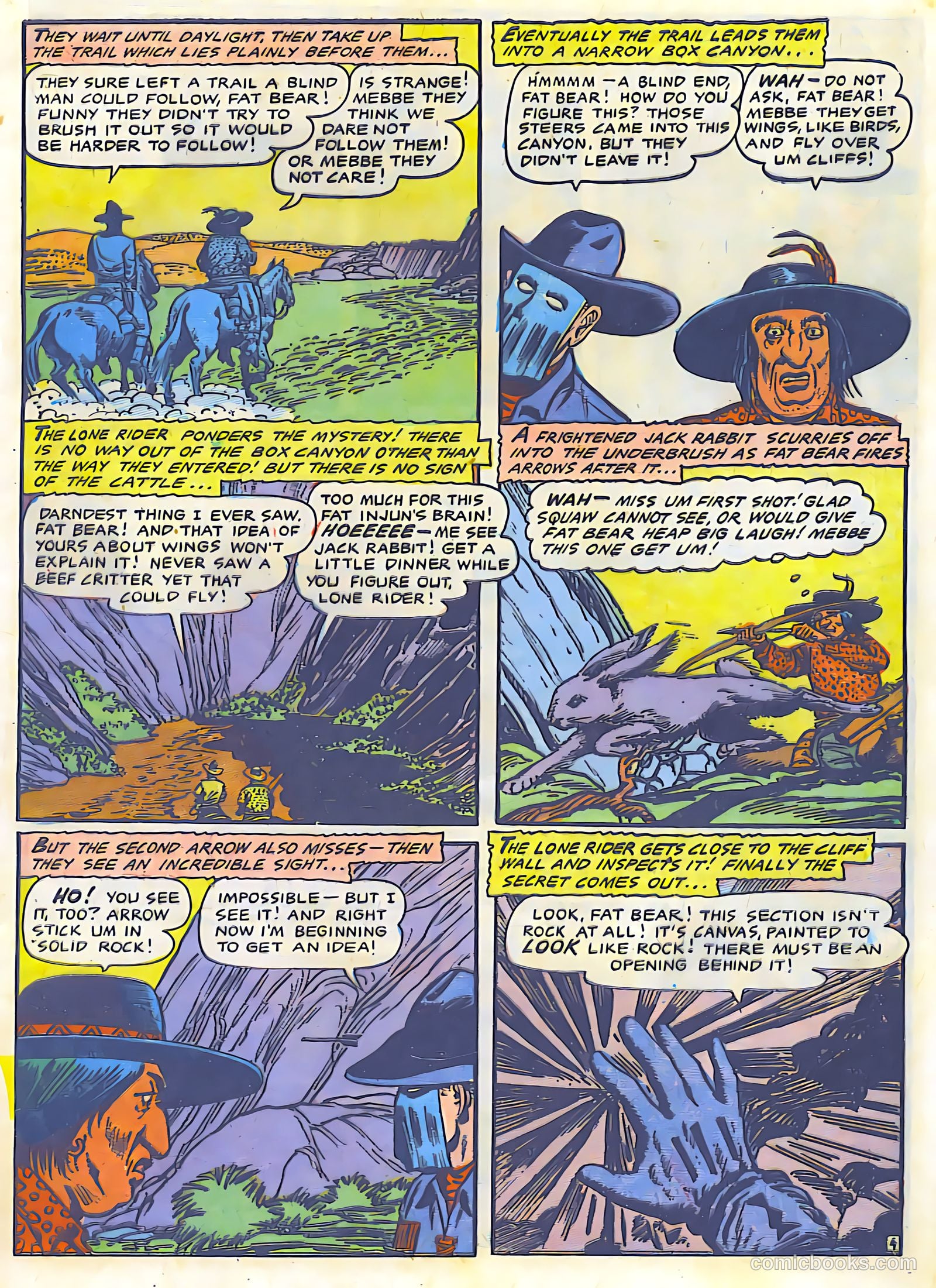 The Lone Rider #24 (1950) — page 5 of 27
