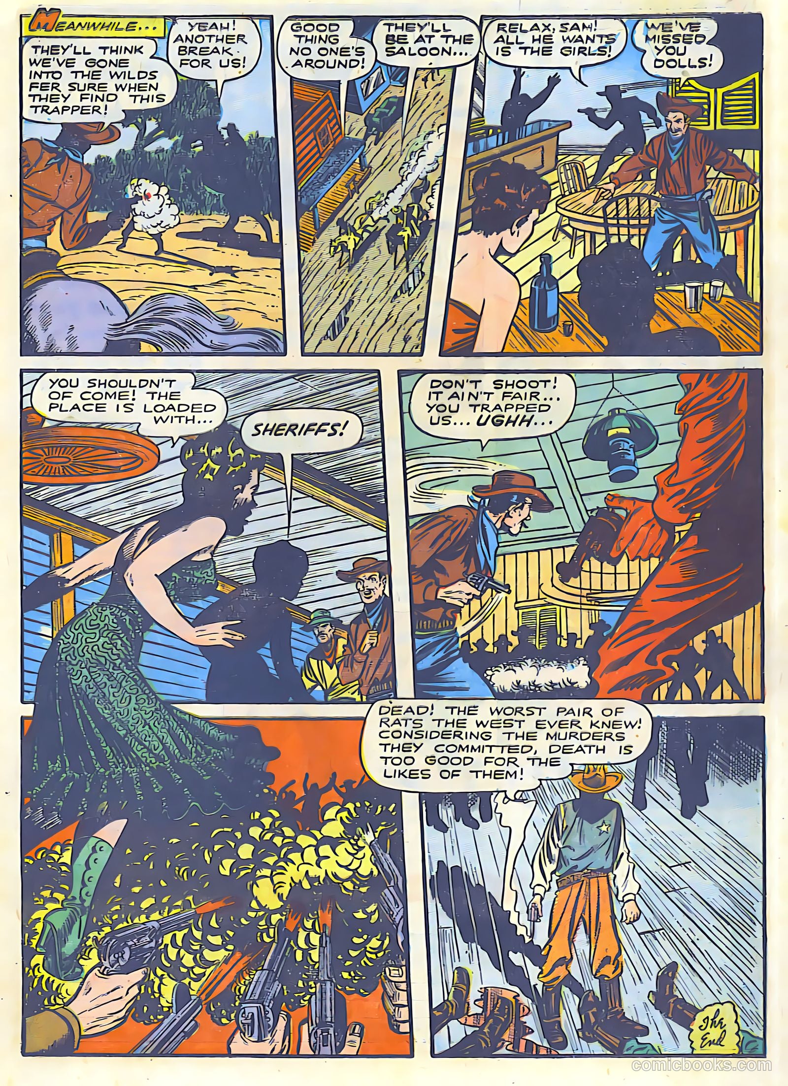 The Lone Rider #24 (1950) — page 15 of 27