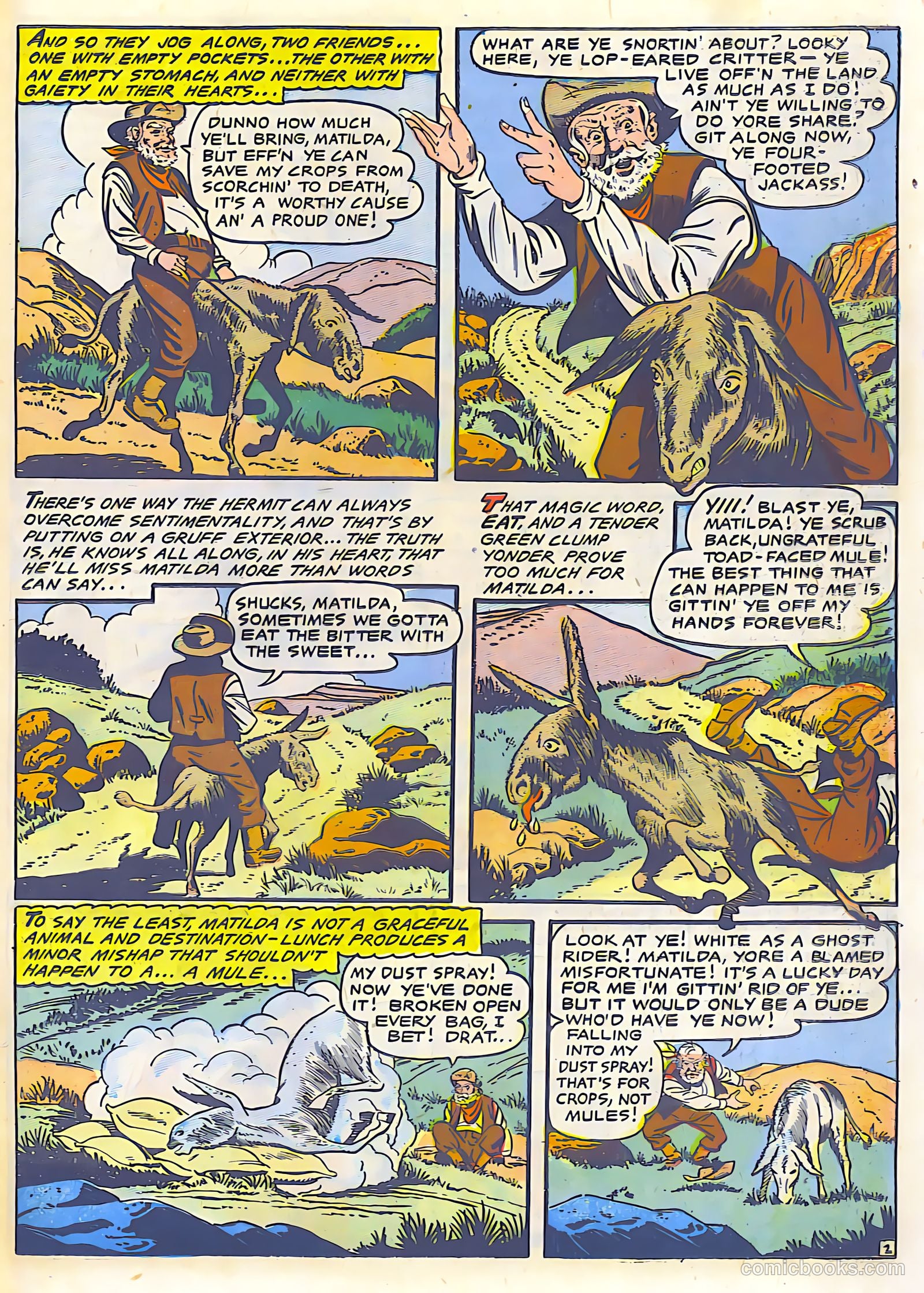 The Lone Rider #24 (1950) — page 17 of 27