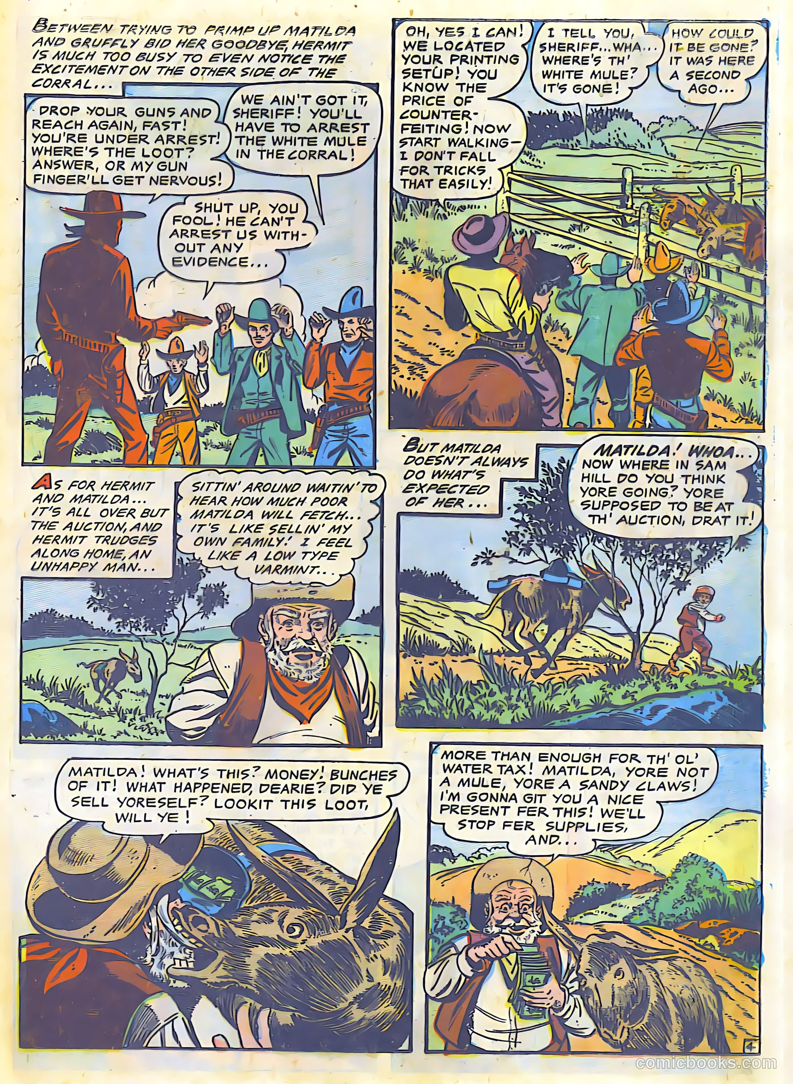 The Lone Rider #24 (1950) — page 19 of 27