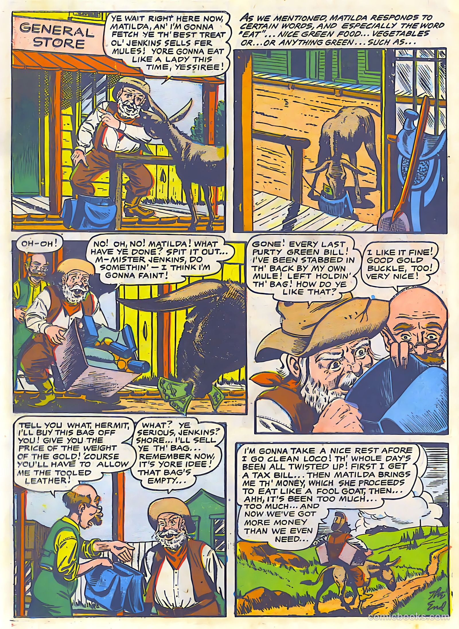 The Lone Rider #24 (1950) — page 20 of 27