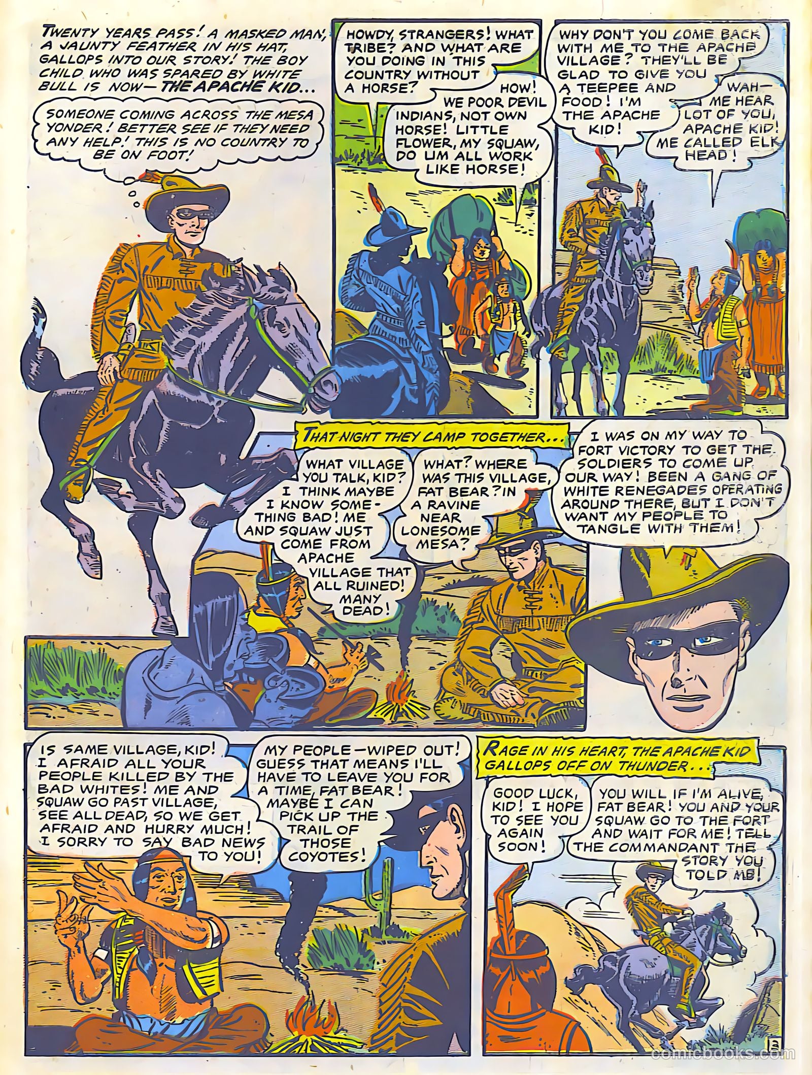 The Lone Rider #24 (1950) — page 23 of 27