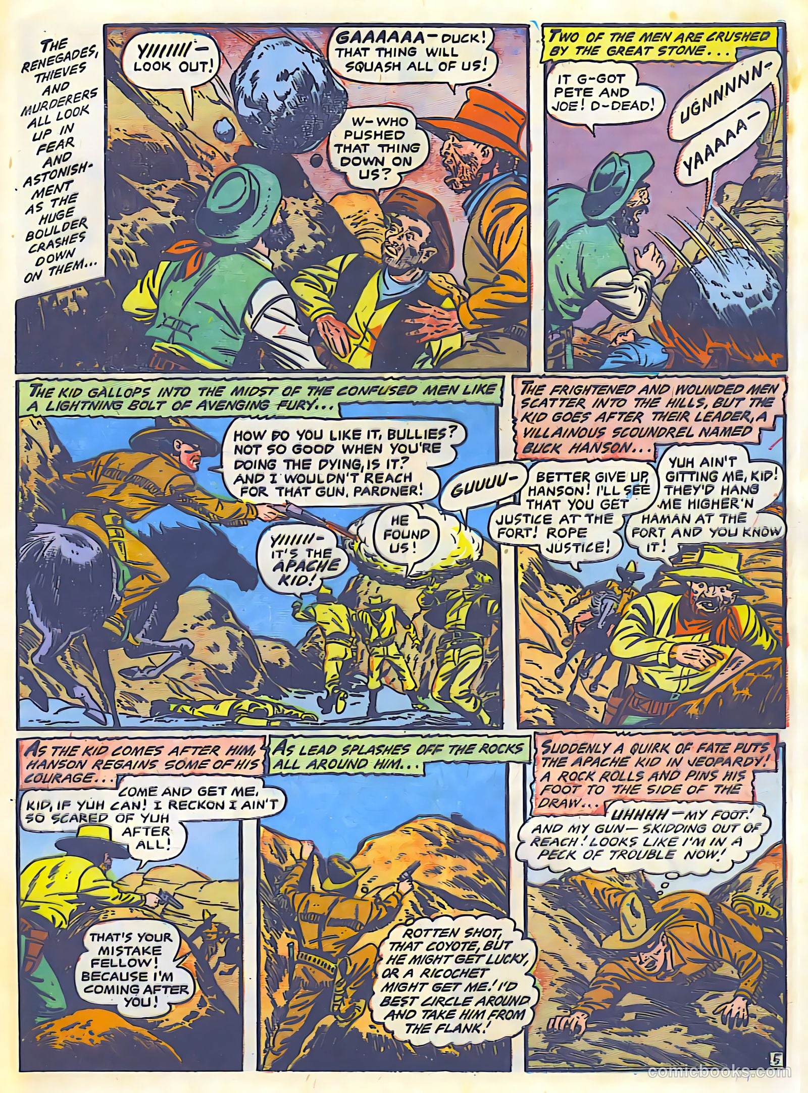 The Lone Rider #24 (1950) — page 25 of 27