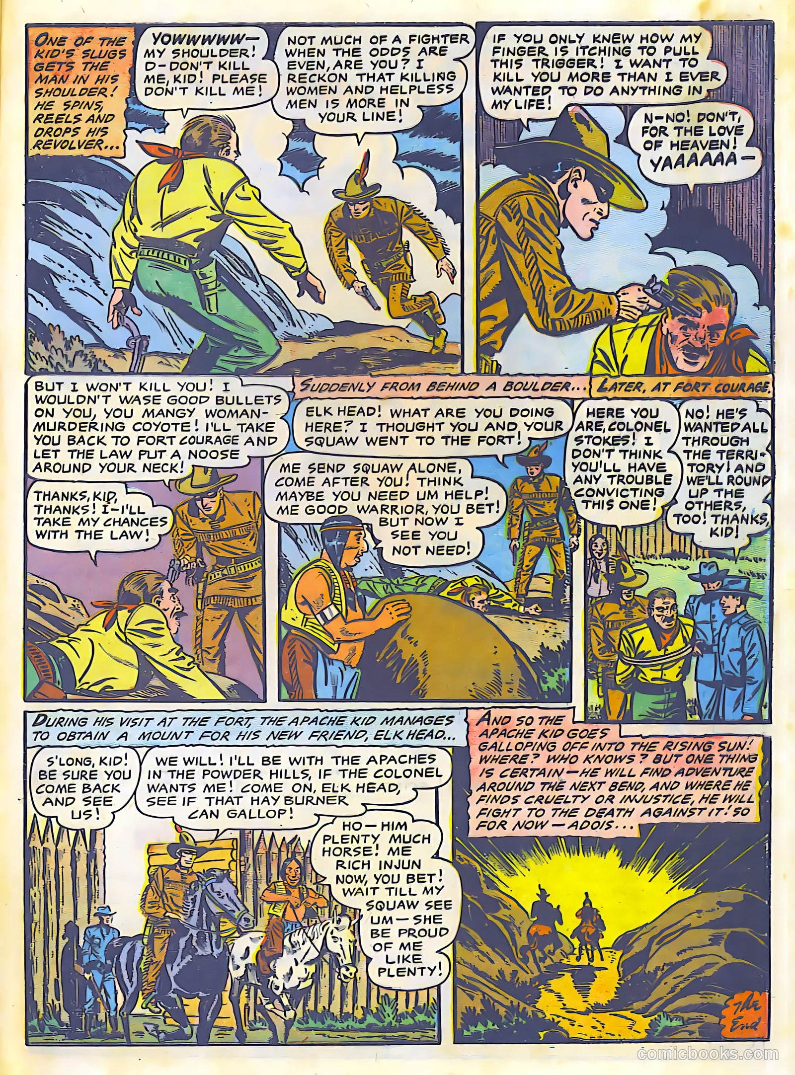 The Lone Rider #24 (1950) — page 27 of 27