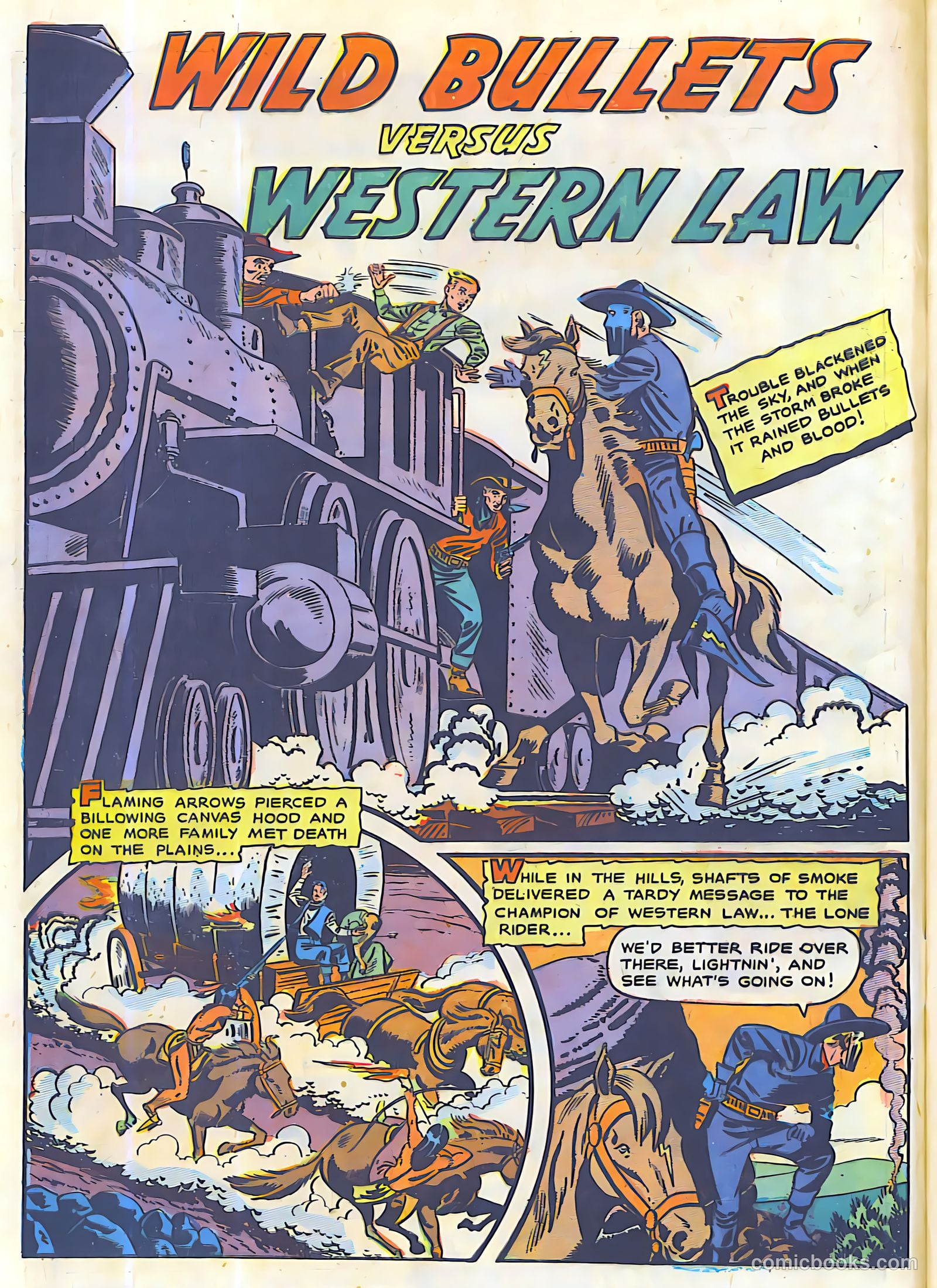 The Lone Rider #23 (1950) — page 2 of 27