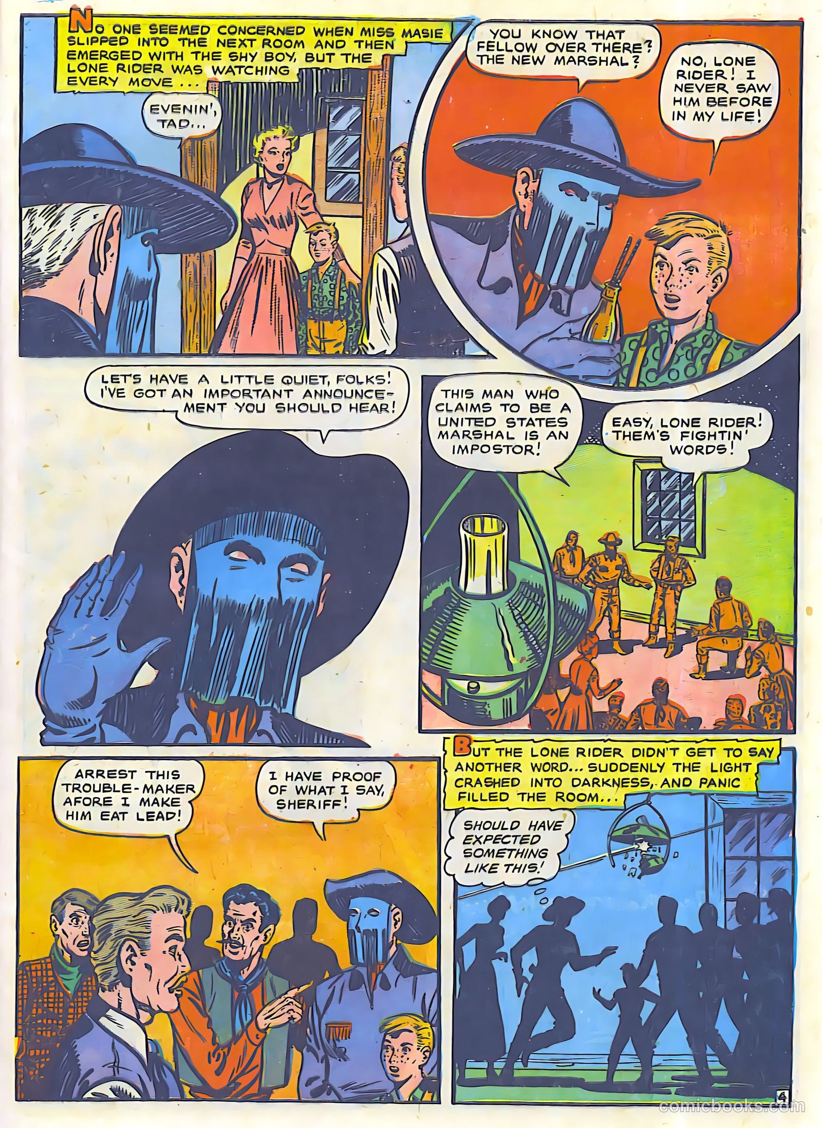 The Lone Rider #23 (1950) — page 5 of 27