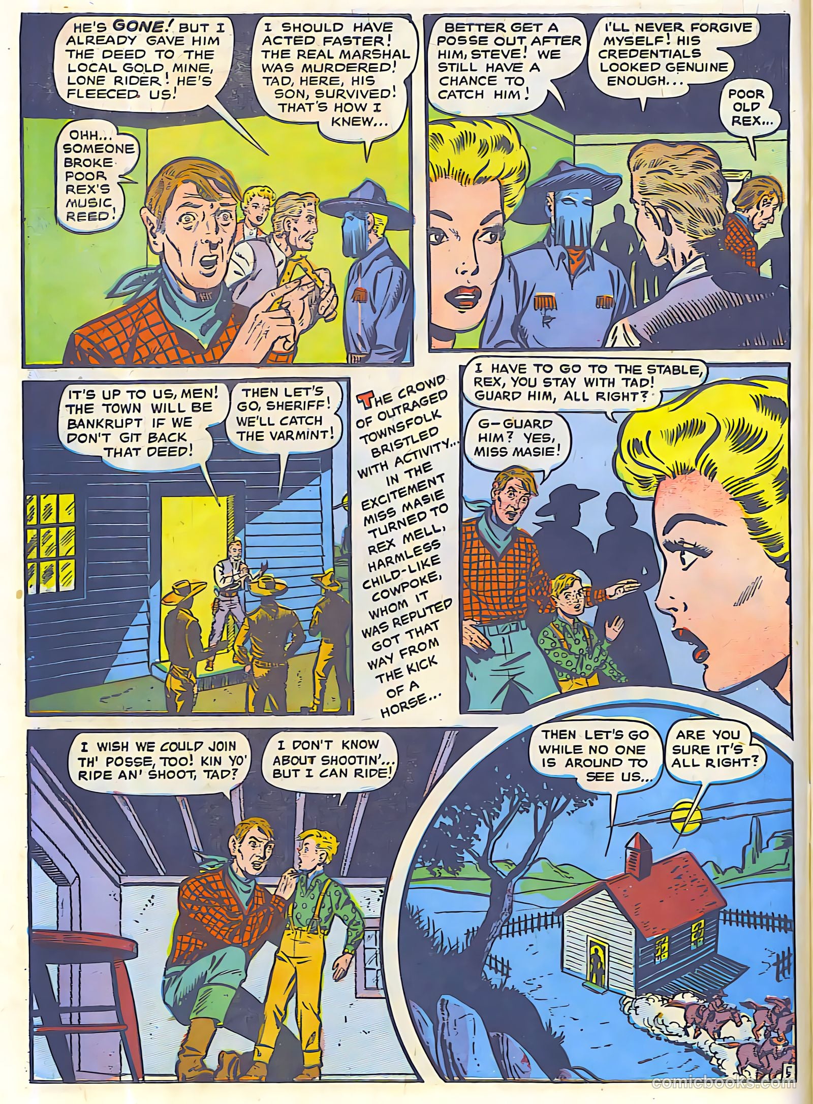 The Lone Rider #23 (1950) — page 6 of 27