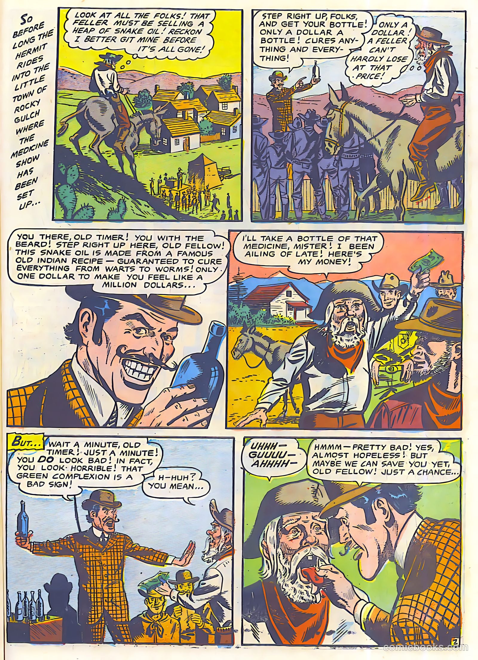 The Lone Rider #23 (1950) — page 17 of 27