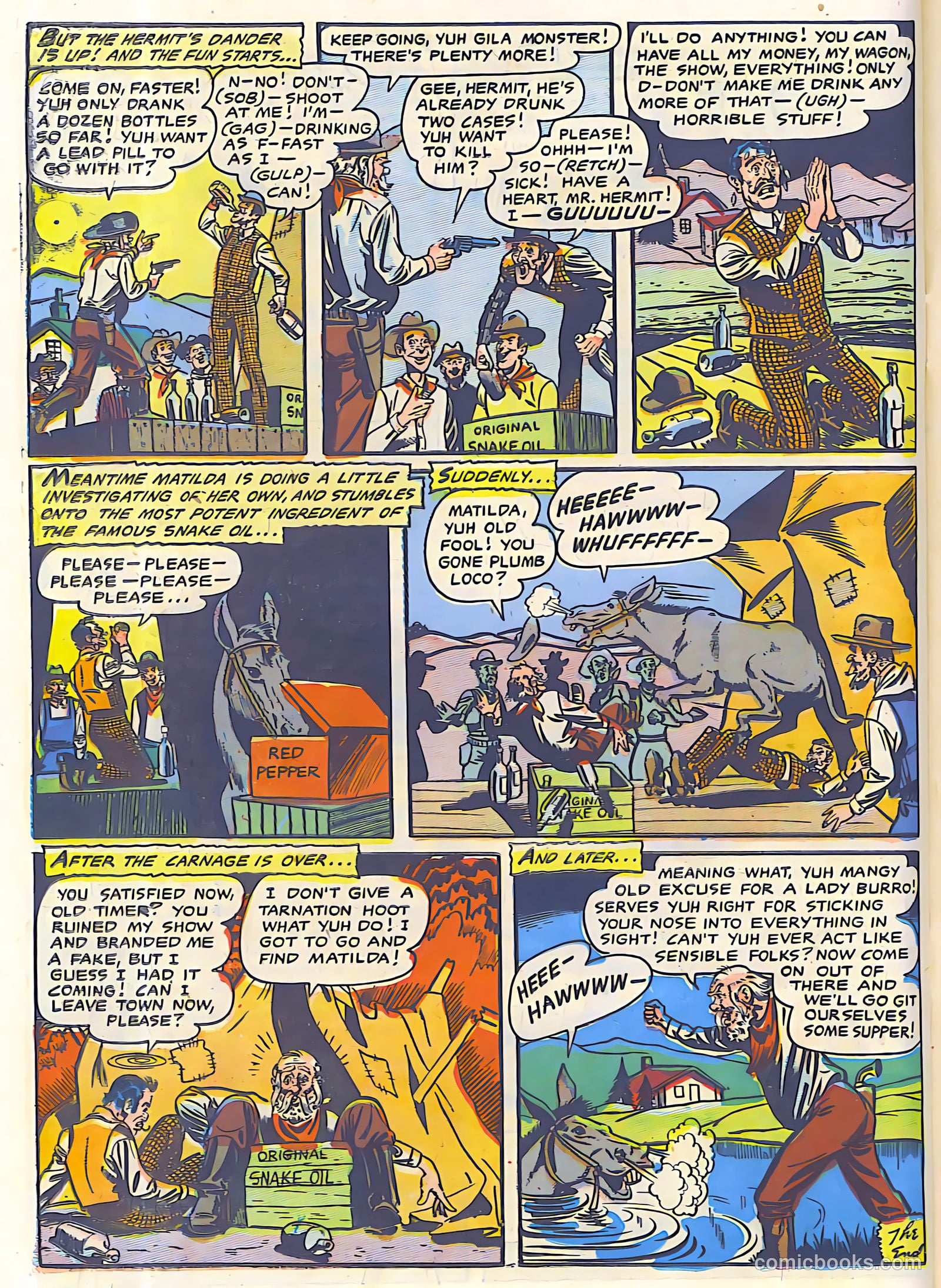 The Lone Rider #23 (1950) — page 20 of 27