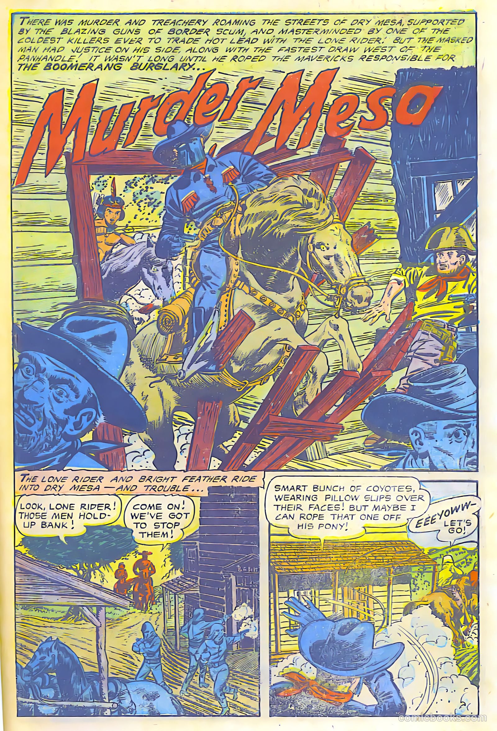 The Lone Rider #17 (1950) — page 2 of 28