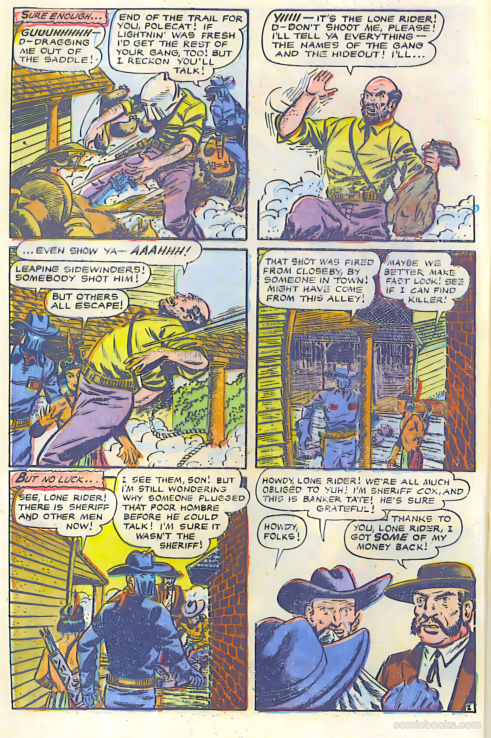 The Lone Rider #17 (1950) — page 3 of 28