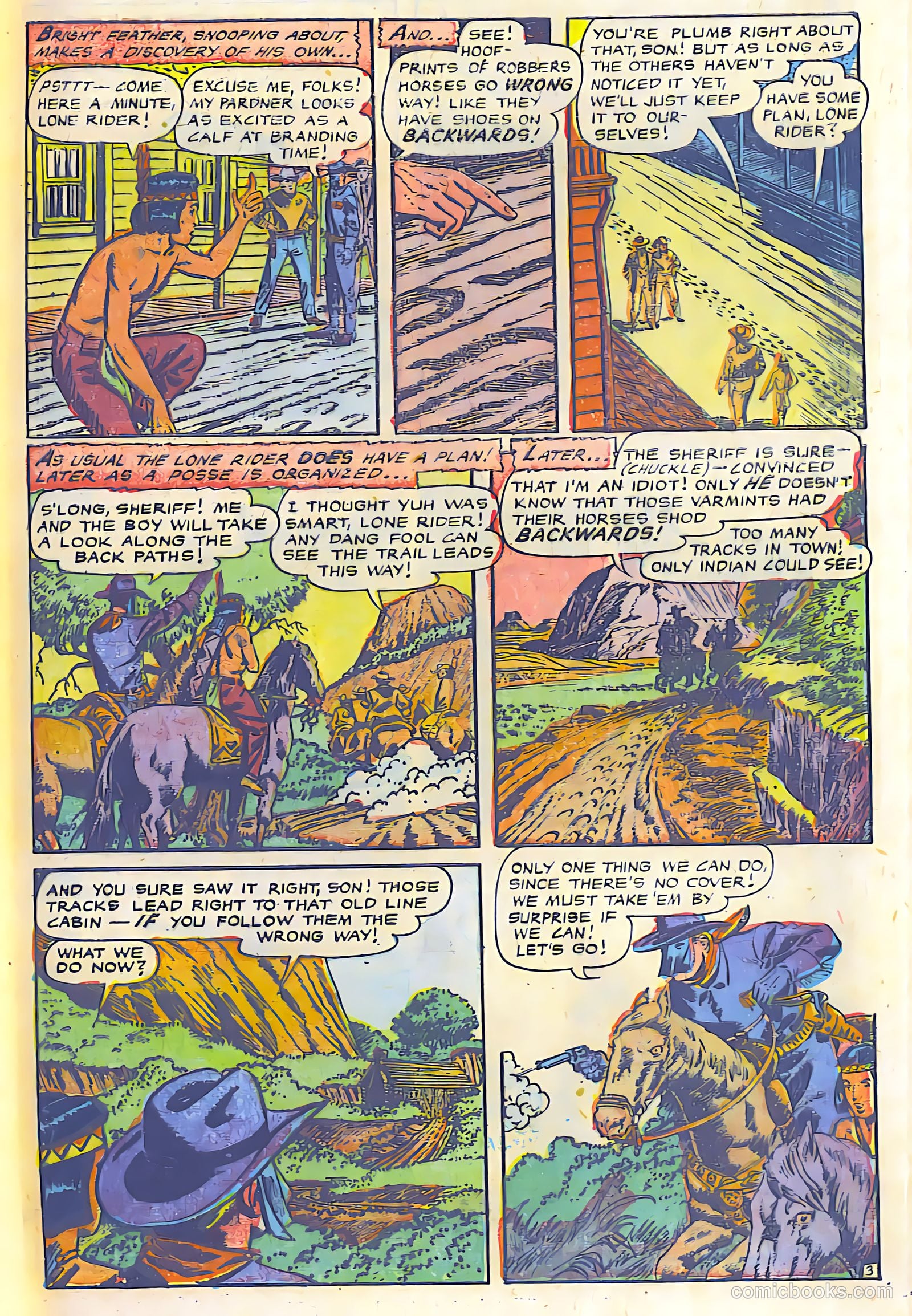 The Lone Rider #17 (1950) — page 4 of 28