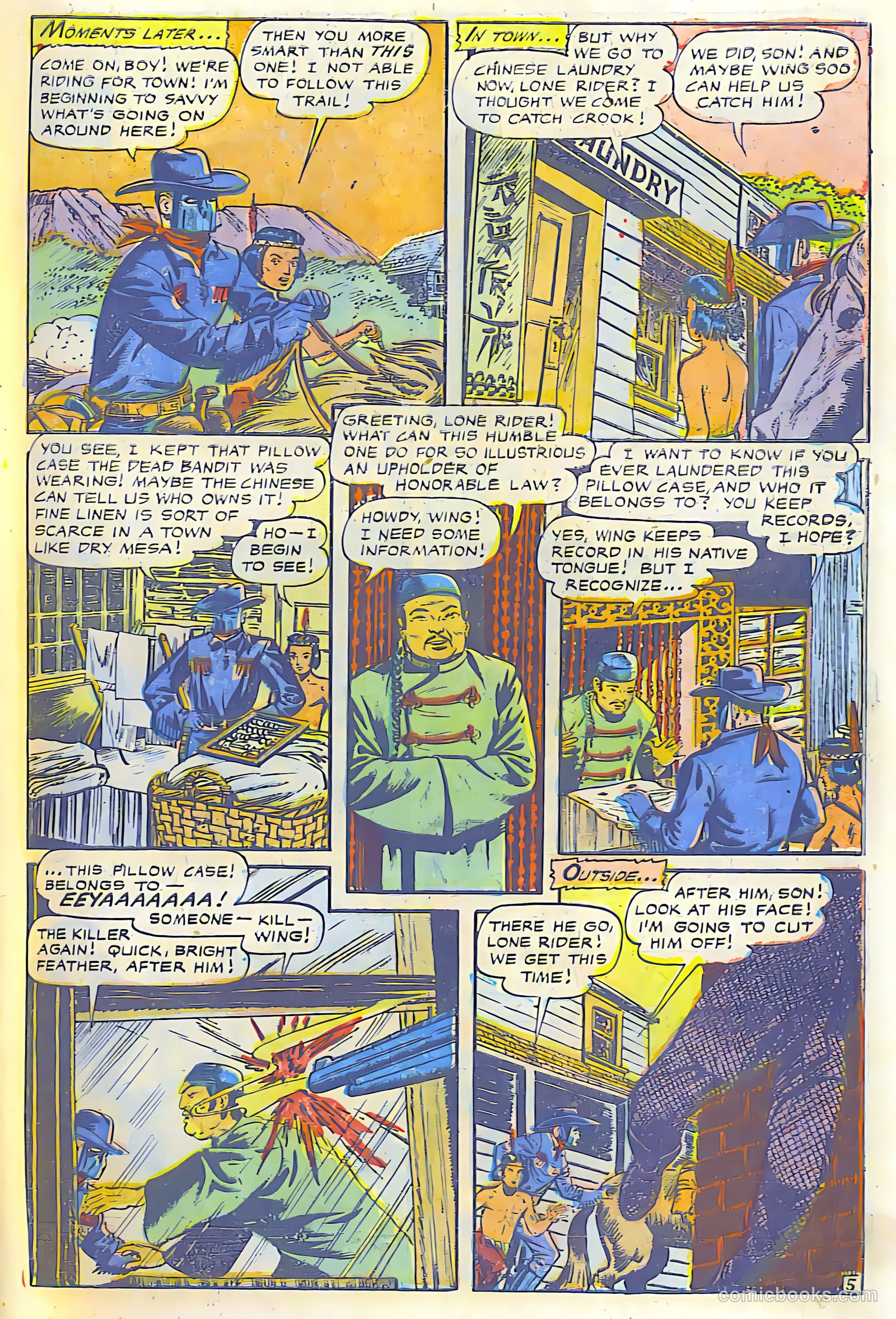 The Lone Rider #17 (1950) — page 6 of 28