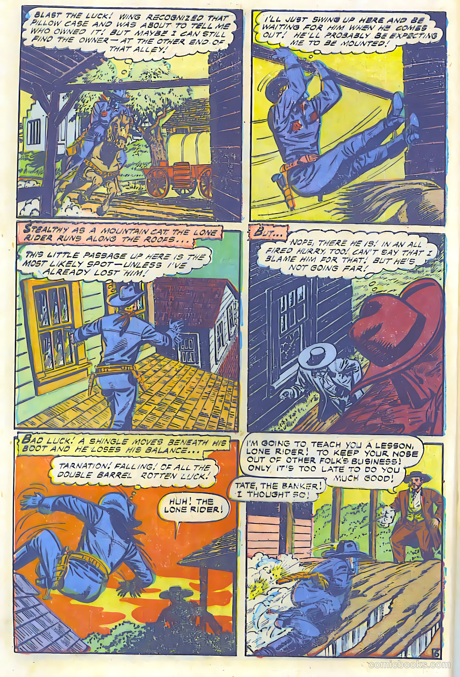 The Lone Rider #17 (1950) — page 7 of 28