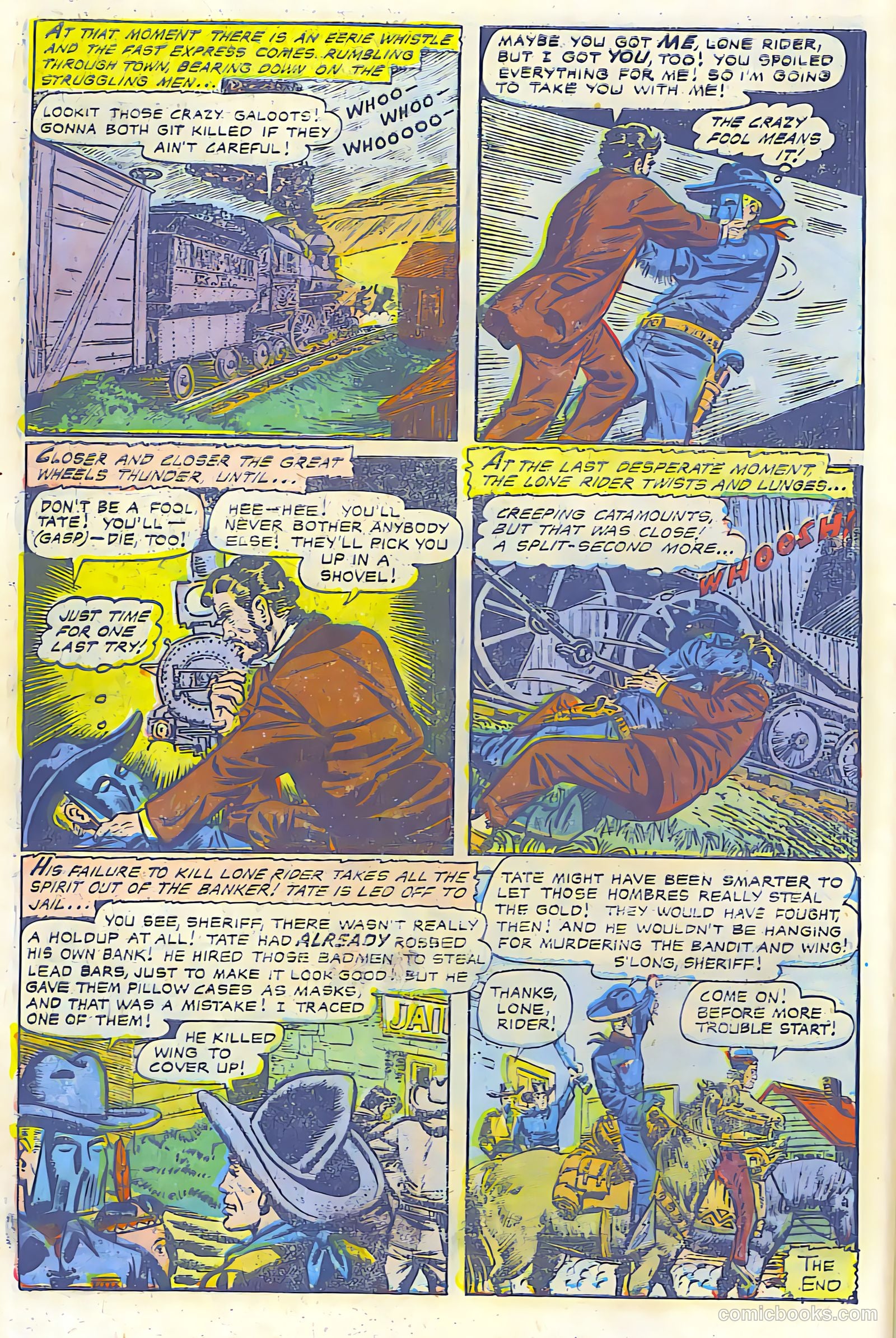 The Lone Rider #17 (1950) — page 9 of 28
