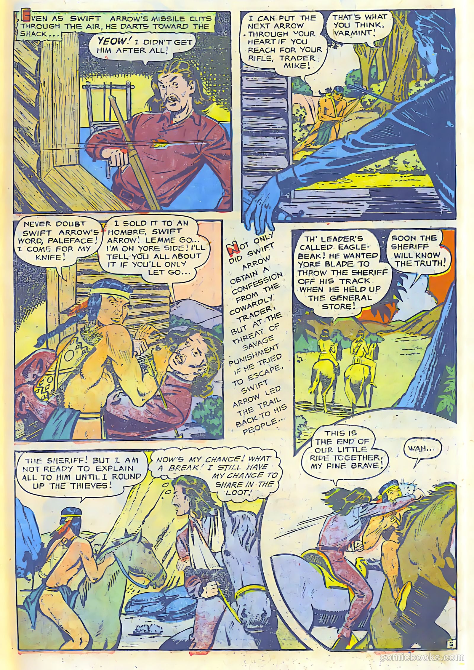 The Lone Rider #17 (1950) — page 14 of 28