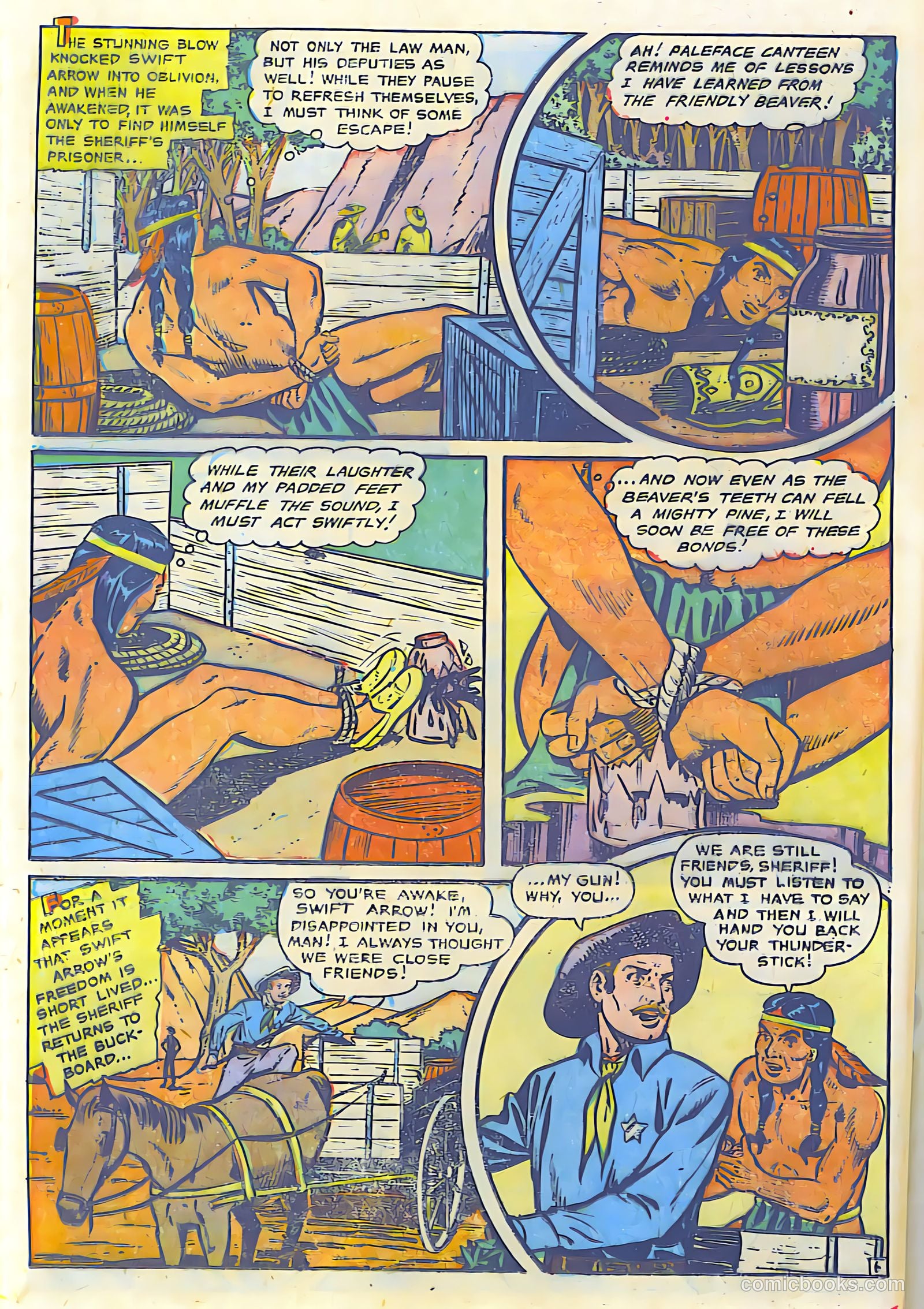 The Lone Rider #17 (1950) — page 15 of 28