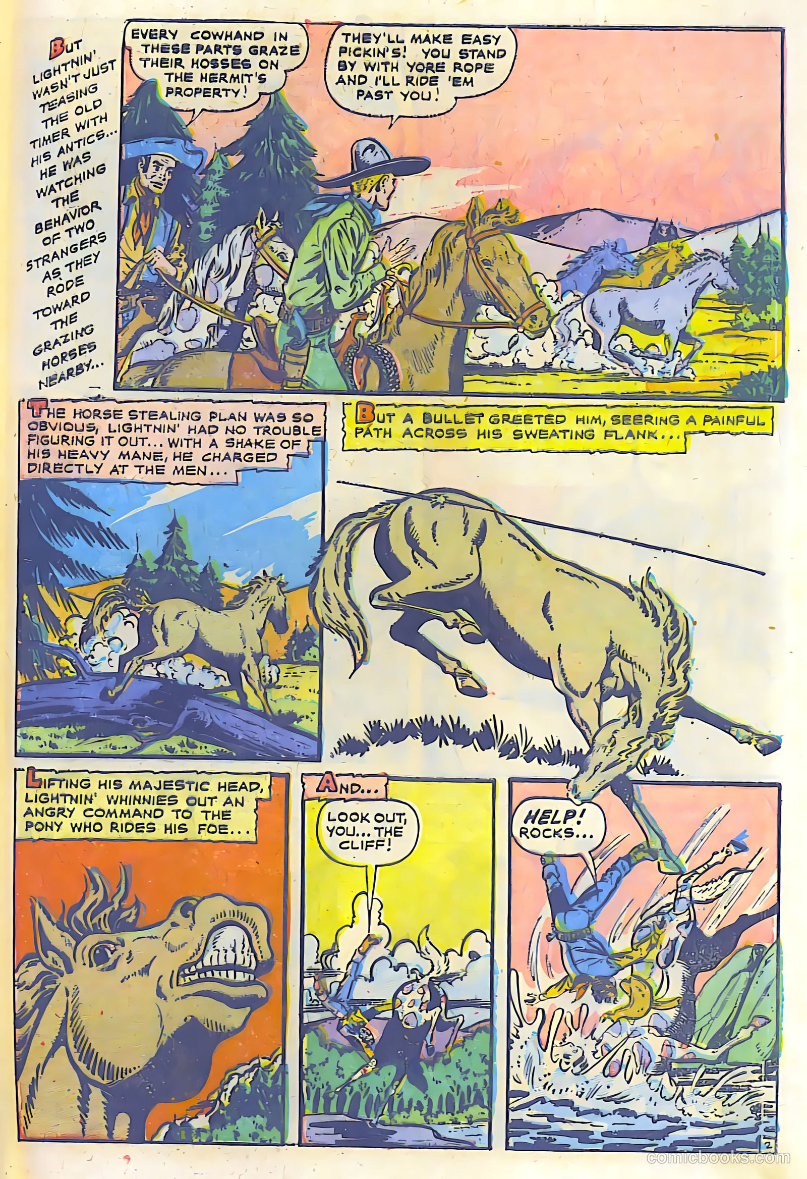 The Lone Rider #17 (1950) — page 25 of 28