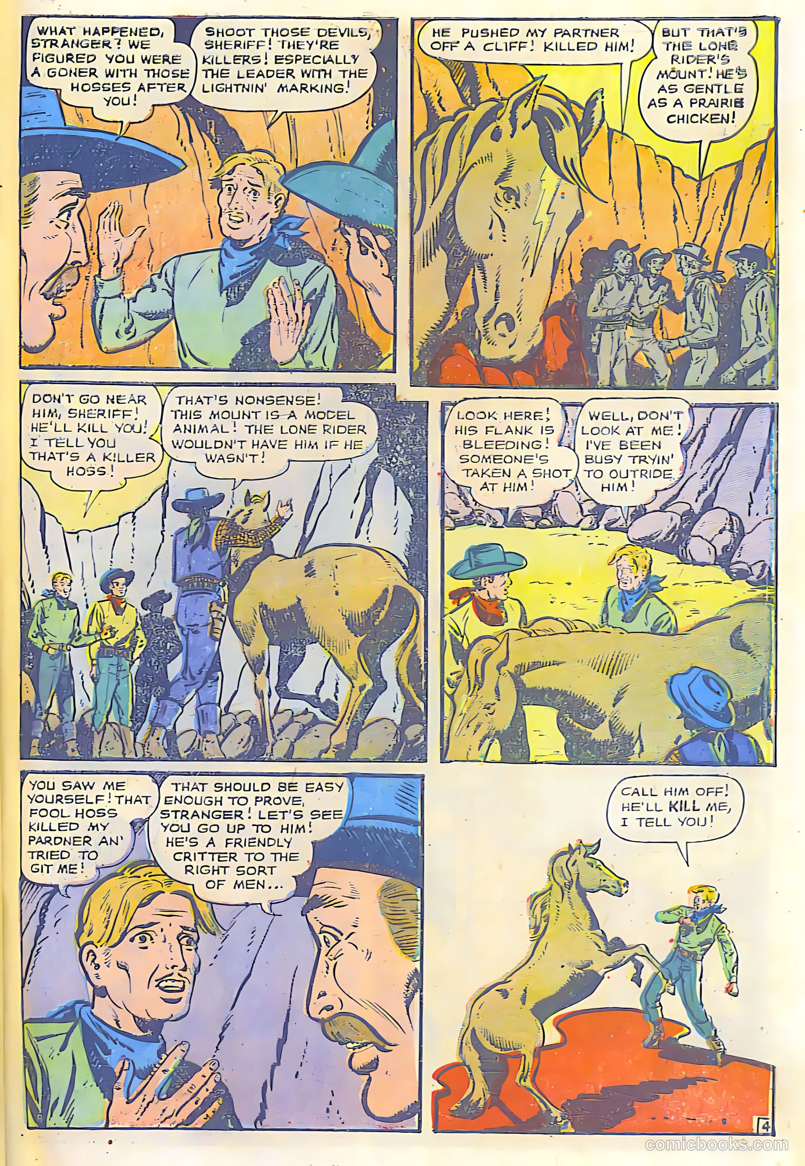 The Lone Rider #17 (1950) — page 27 of 28