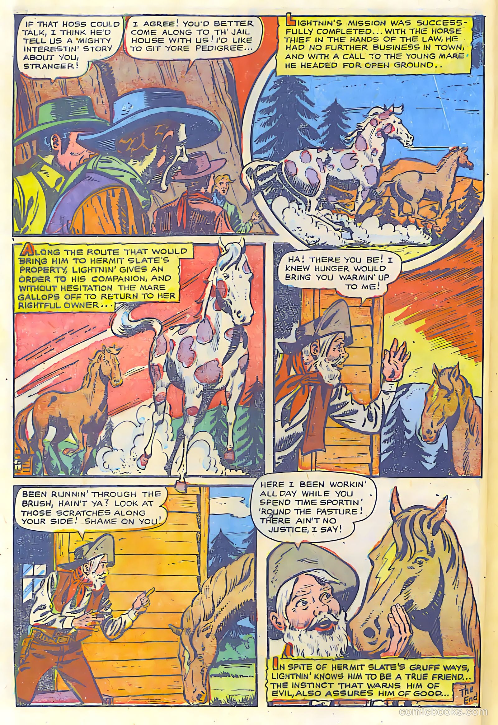 The Lone Rider #17 (1950) — page 28 of 28