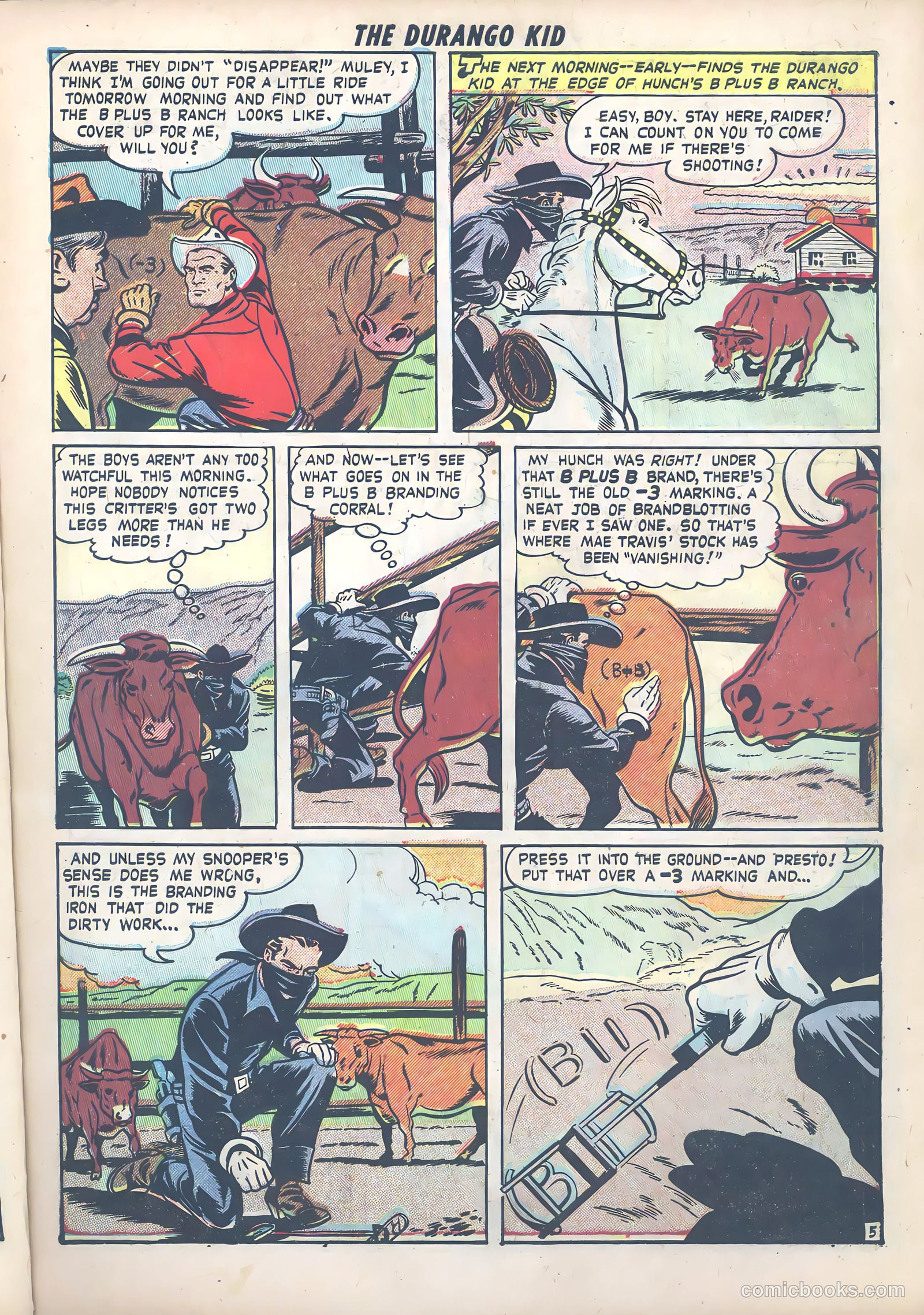 Durango Kid #2 (1955) — page 7 of 36
