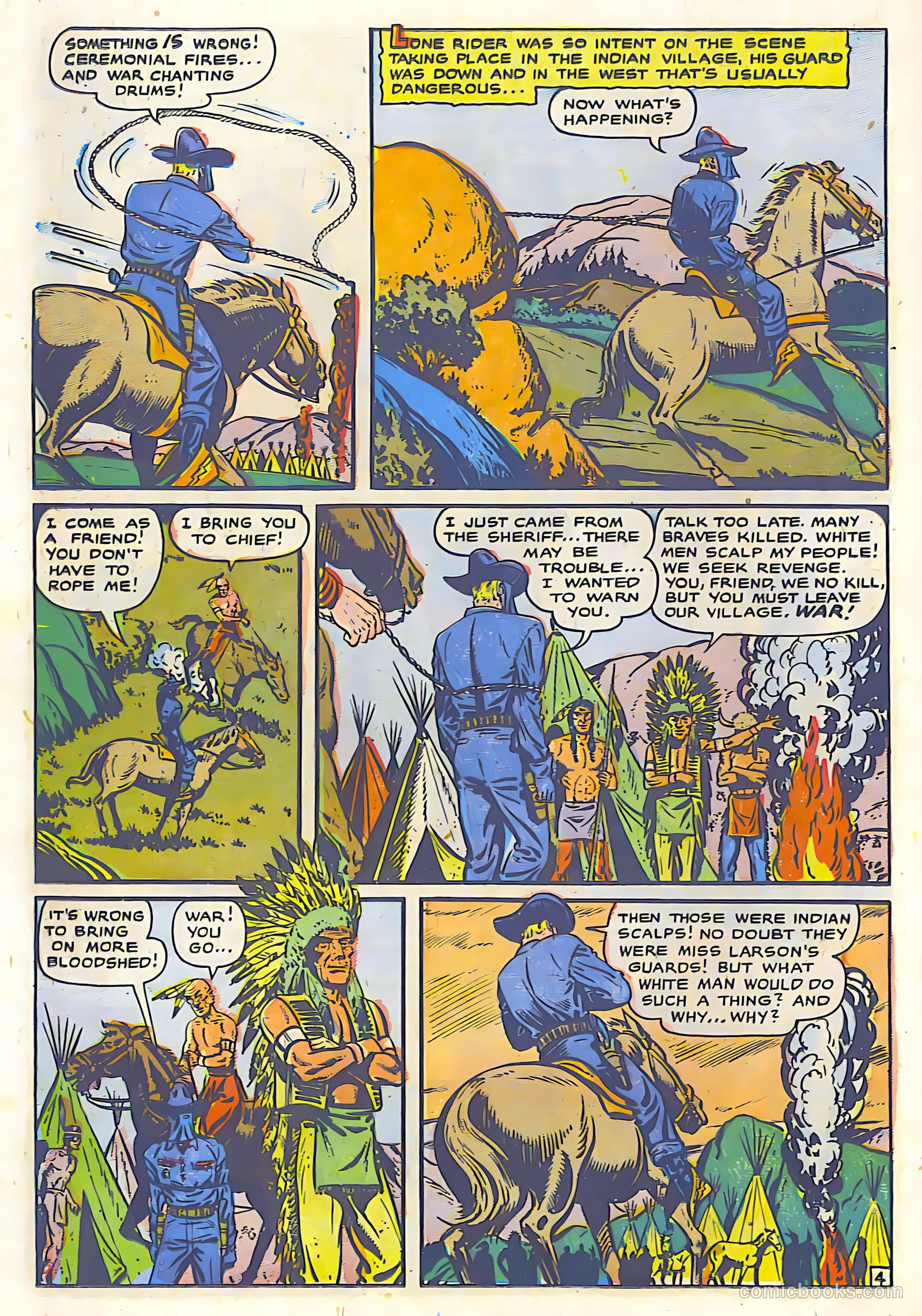 The Lone Rider #19 (1950) — page 26 of 36